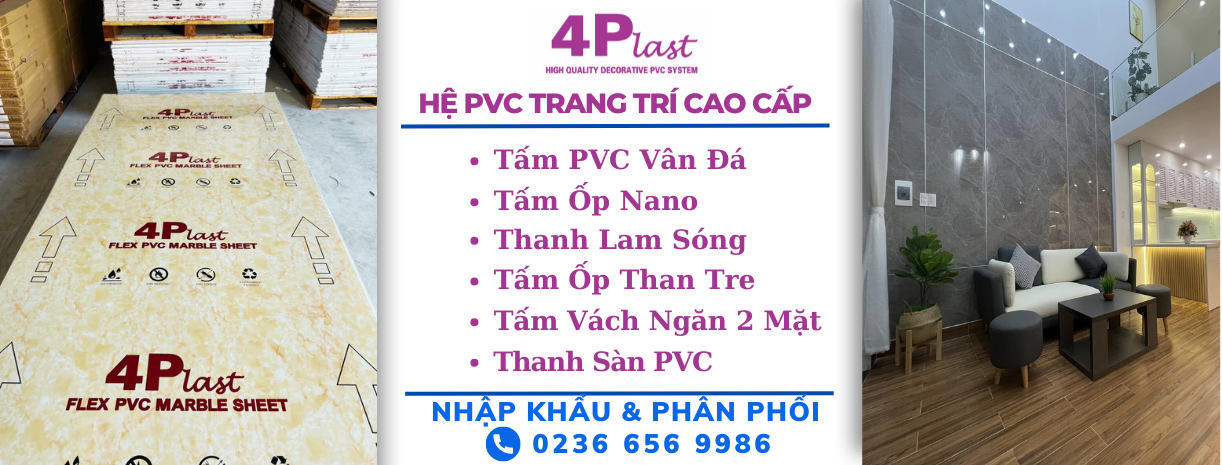 4Plast - Tấm Ốp Trang Trí PVC | Quận Cẩm Lệ