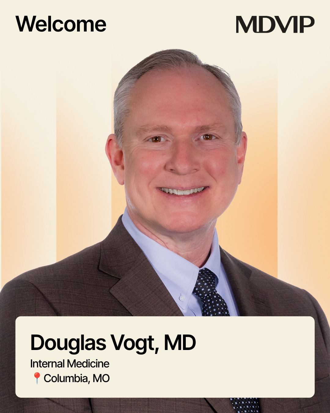 We're excited to welcome two new MDVIP-affiliated physicians. 📸 Dr. Douglas Vogt is an internist focused on personalized, evidence-based care that treats acute and chronic conditions while prioritizing prevention. He combines 30+