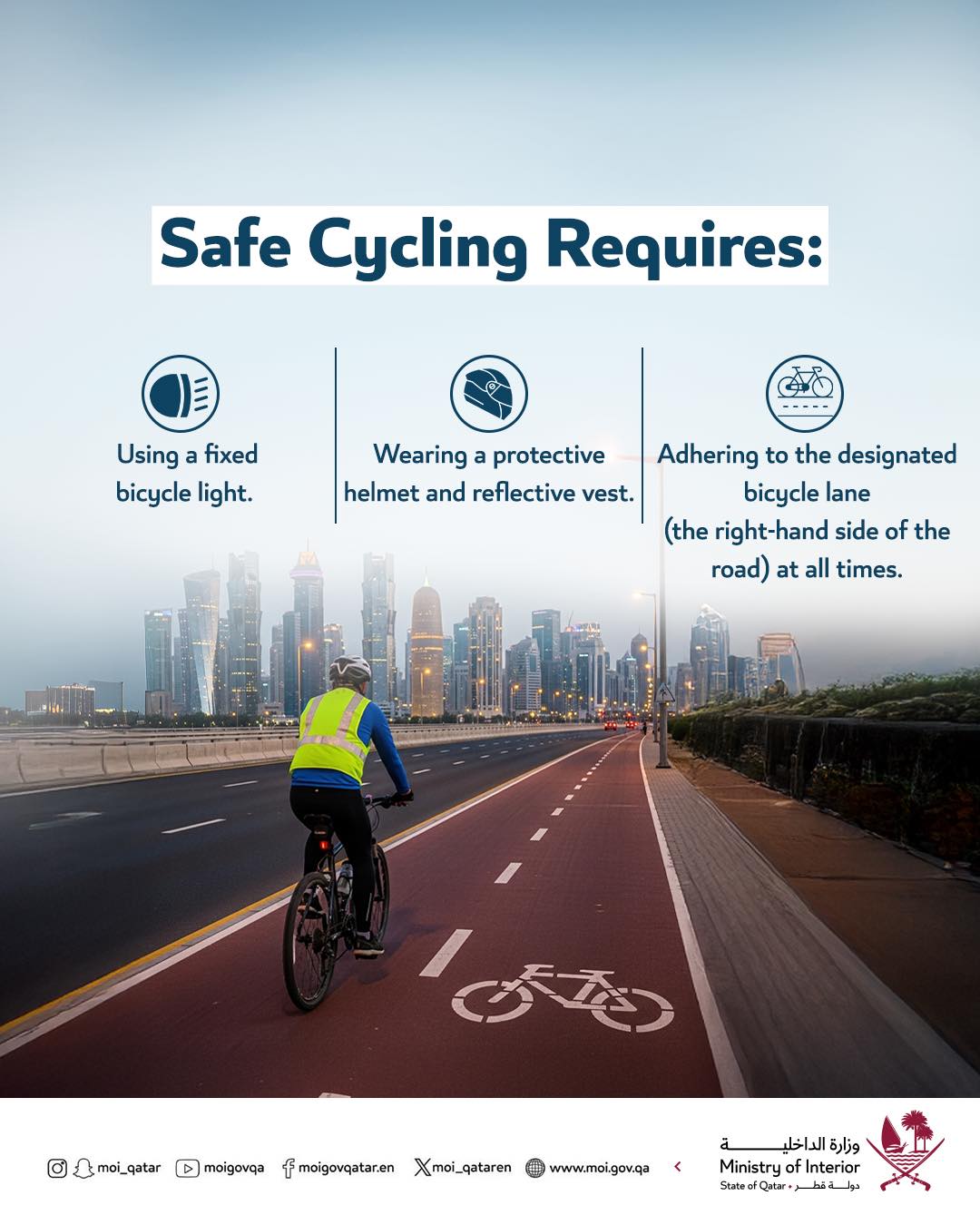 Ministry - Following traffic rules while riding bicycles helps prevent ...