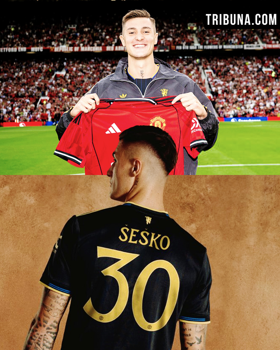 Official: Benjamin Šeško will wear shirt number 30 at Manchester