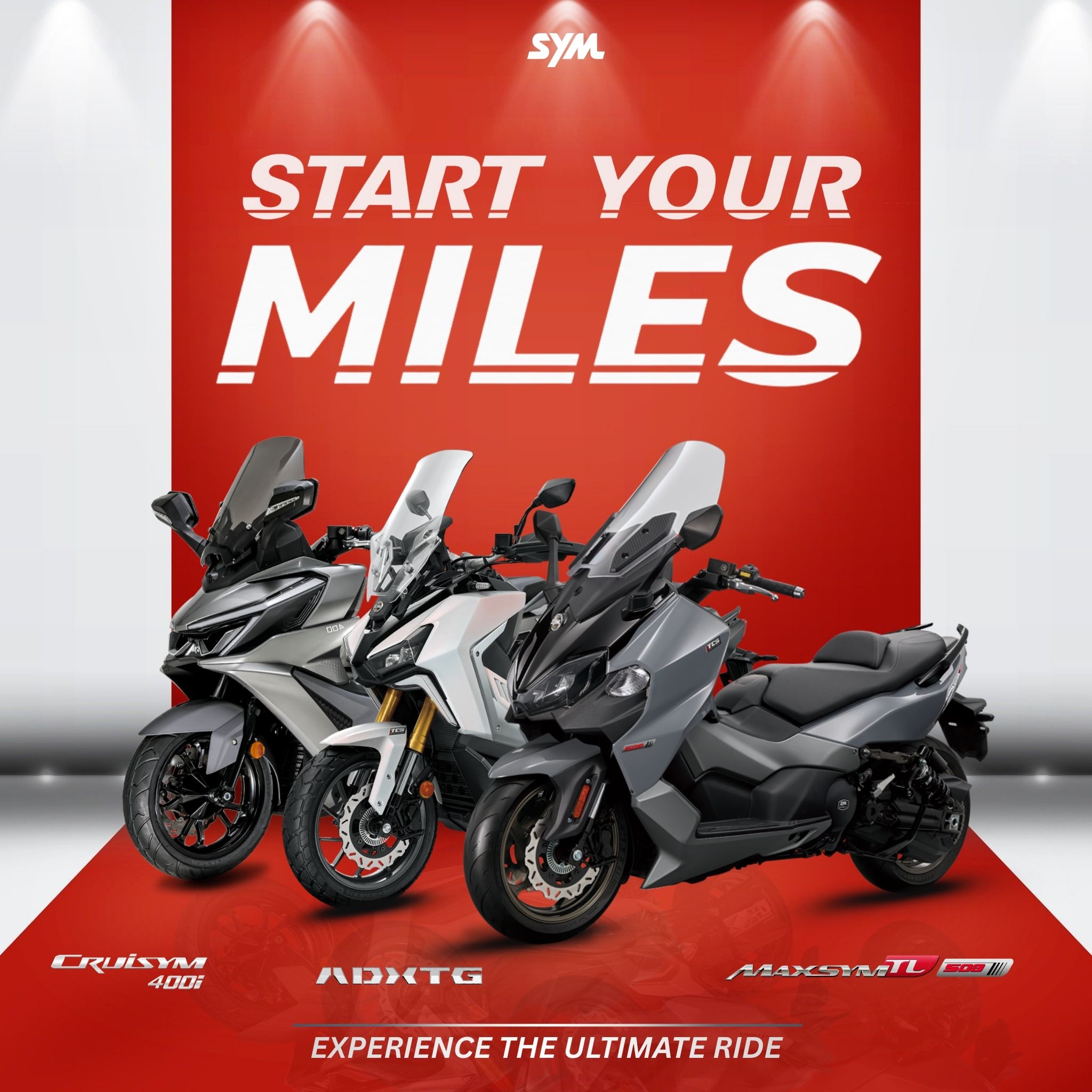 🔥 THREE BIG REASONS TO RIDE 🔥 Swipe to see why SYM big bikes are