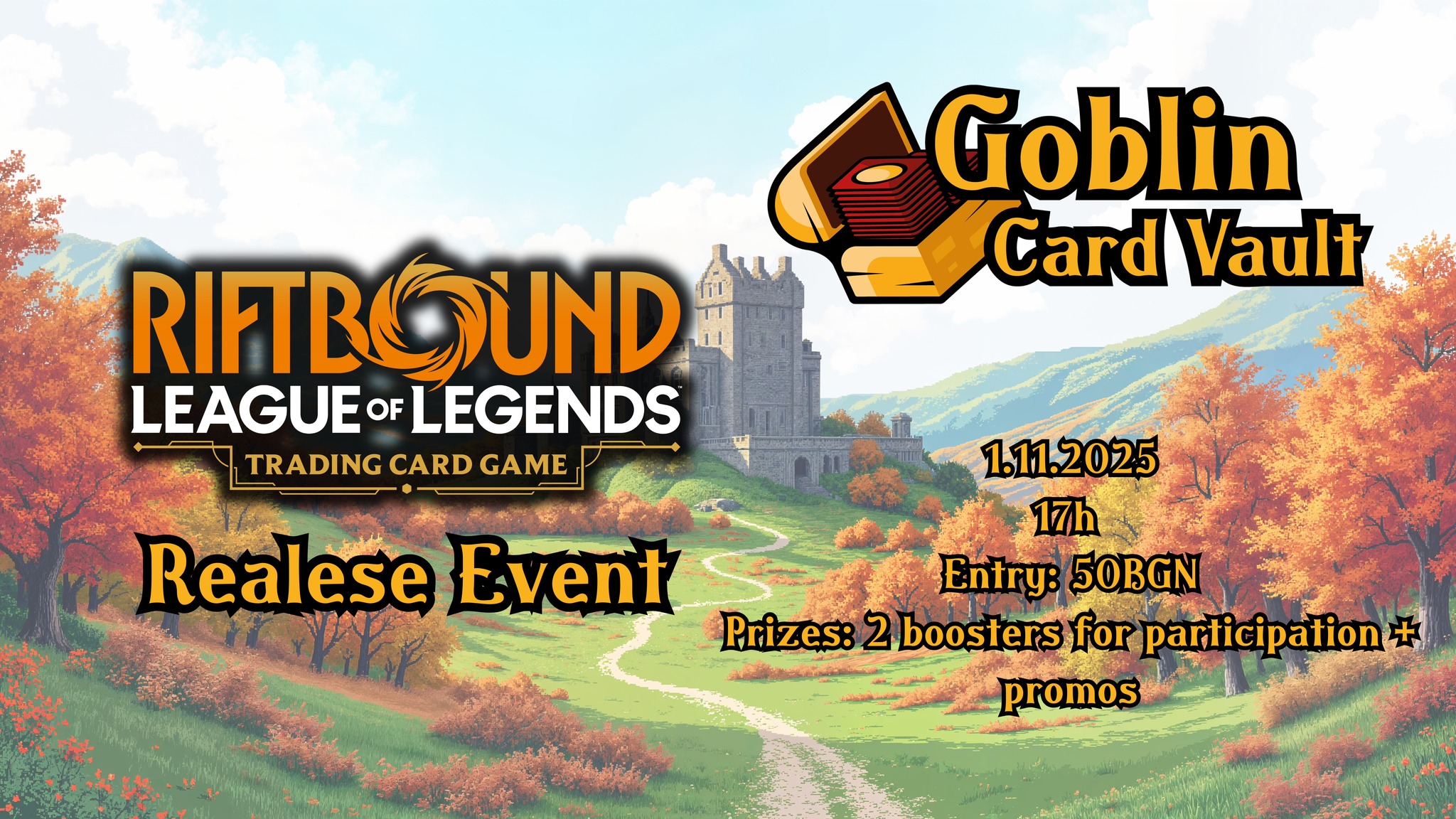 Goblin Card Vault: Riftbound Release Event
