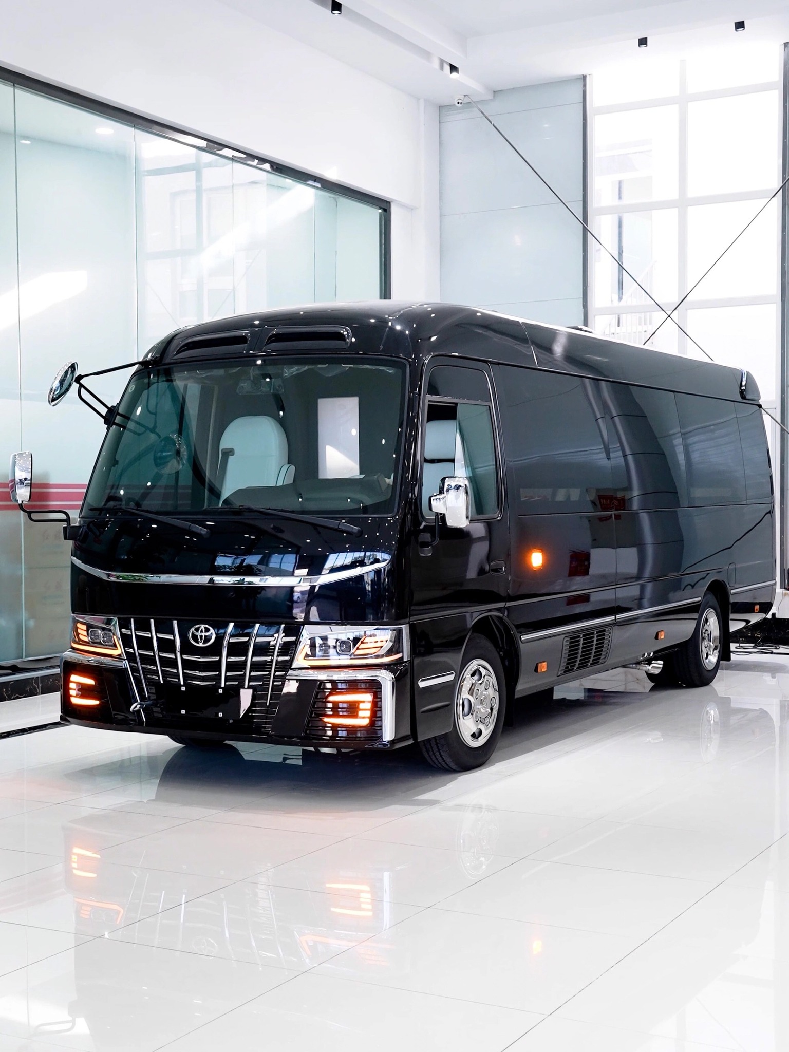 Auto - Blacked Toyota Coaster B50 VIP Luxury Modified MiniBus with ...