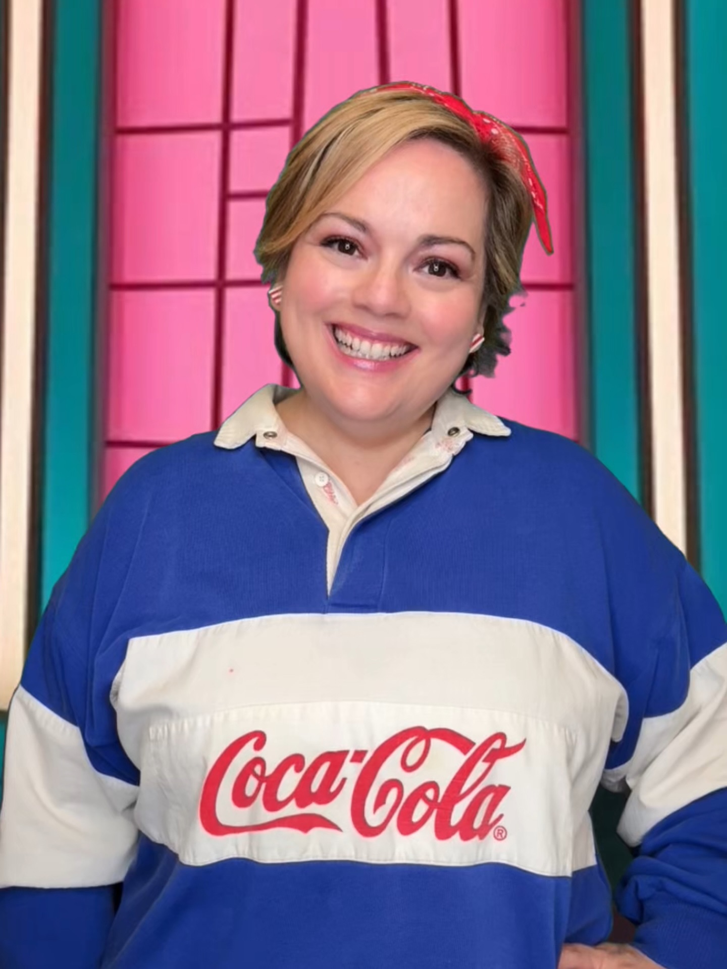 Vintage Coca Cola rugby shirts from the 80s