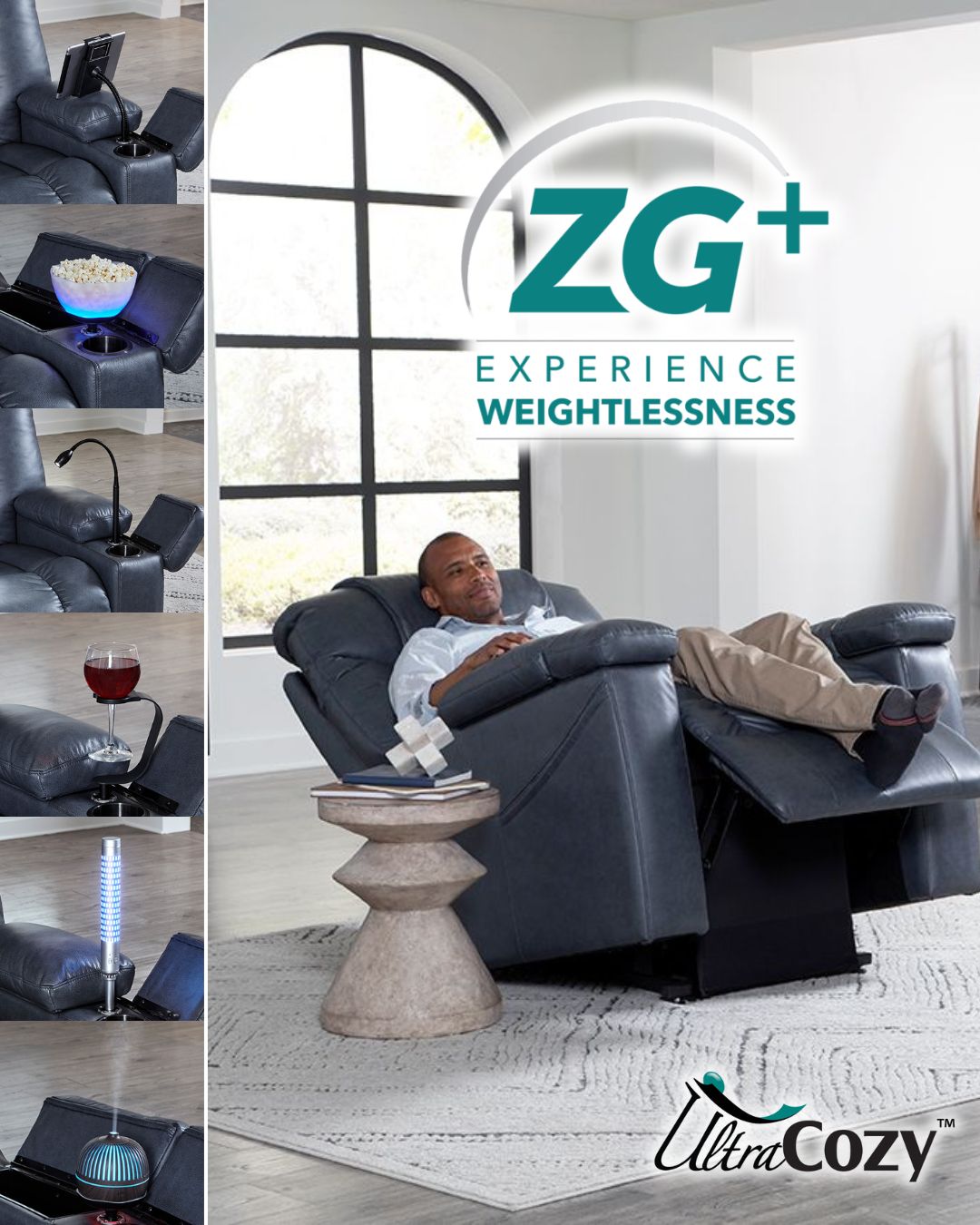 UltraComfort - Discover our line of UltraCozy Power Recliners featuring ...