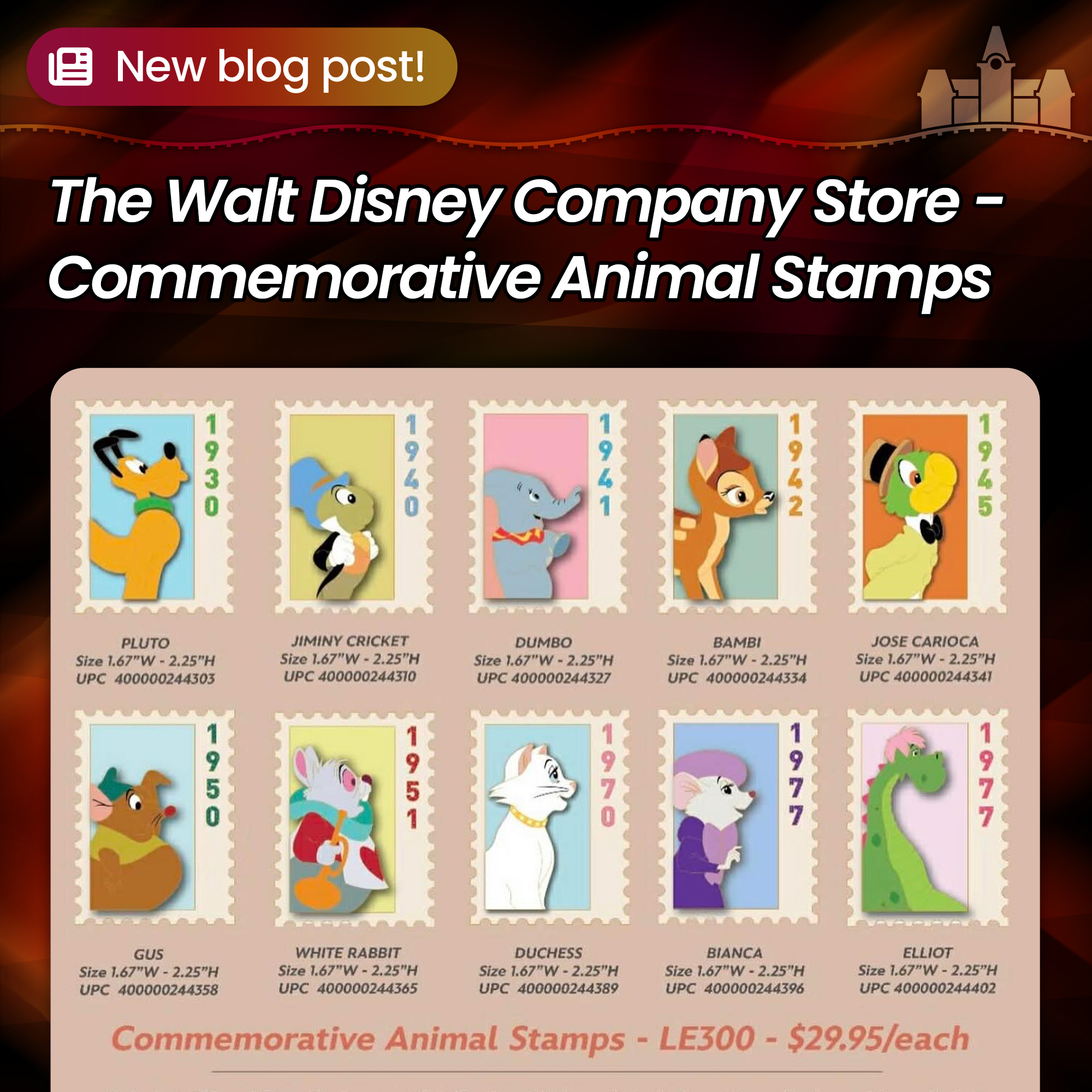 My - The Walt Disney Company Store just released a new pin drop 