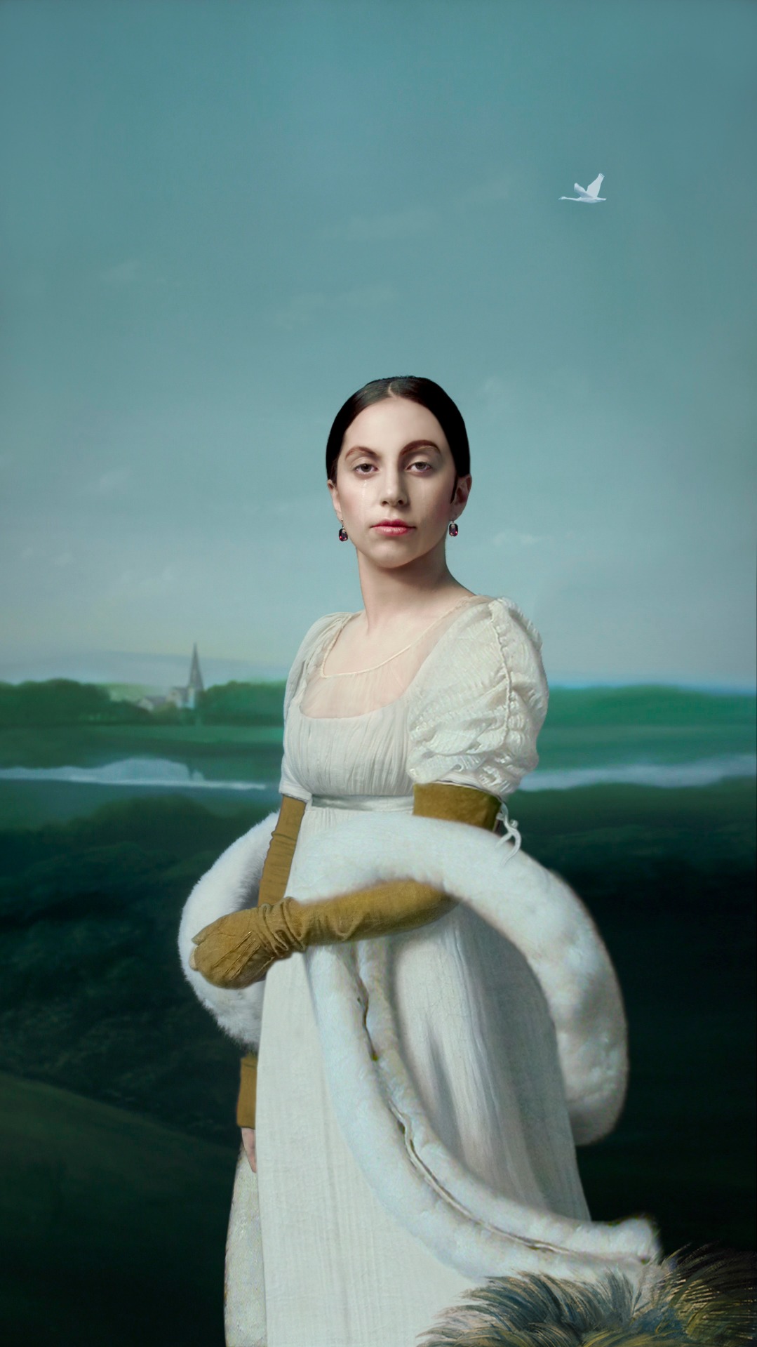 lady gaga wilson dress x Robert Wilson. Their portraits premiered at the Louvre in 2013 chappell roan grammys