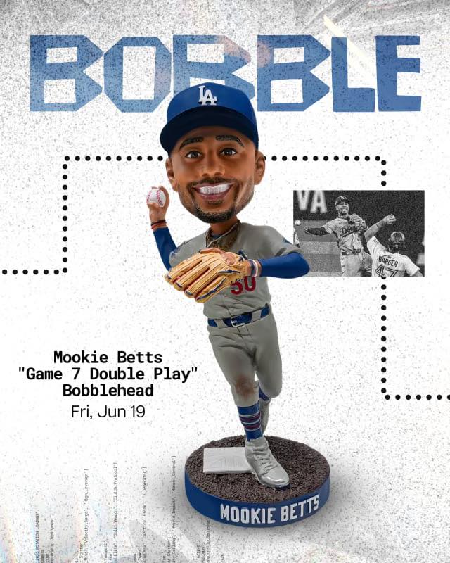 The Dodgers just announced a good amount of their bobblehead