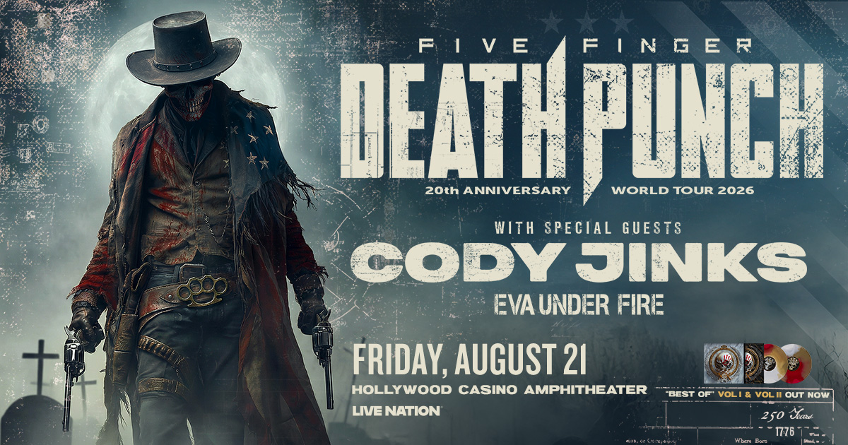 105.7 The Point Welcomes Five Finger Death Punch with special