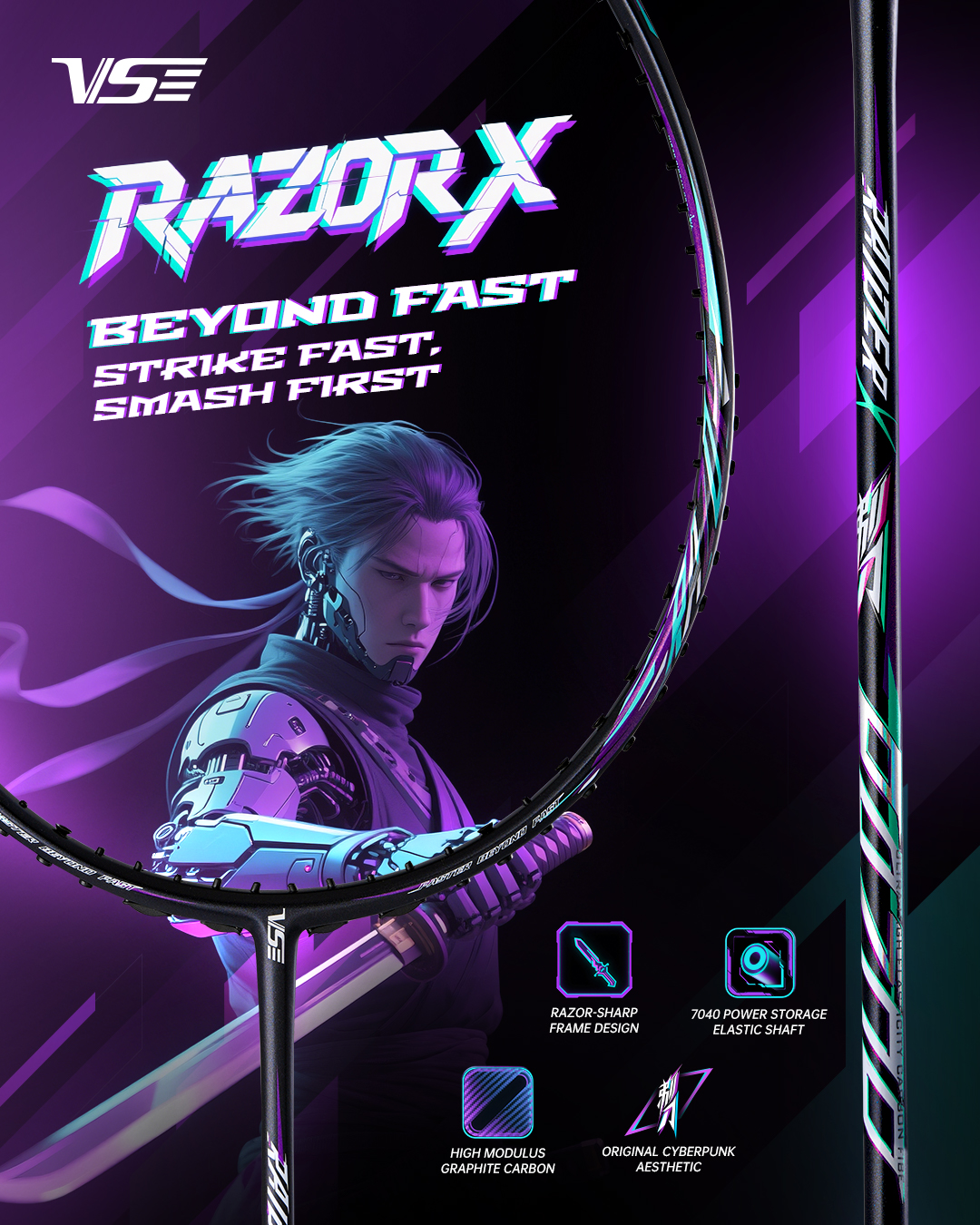 VS - 🔥 VENSON RAZOR X — Lightning Speed. Cyber Cool. ⚡ Hit first. Rule ...