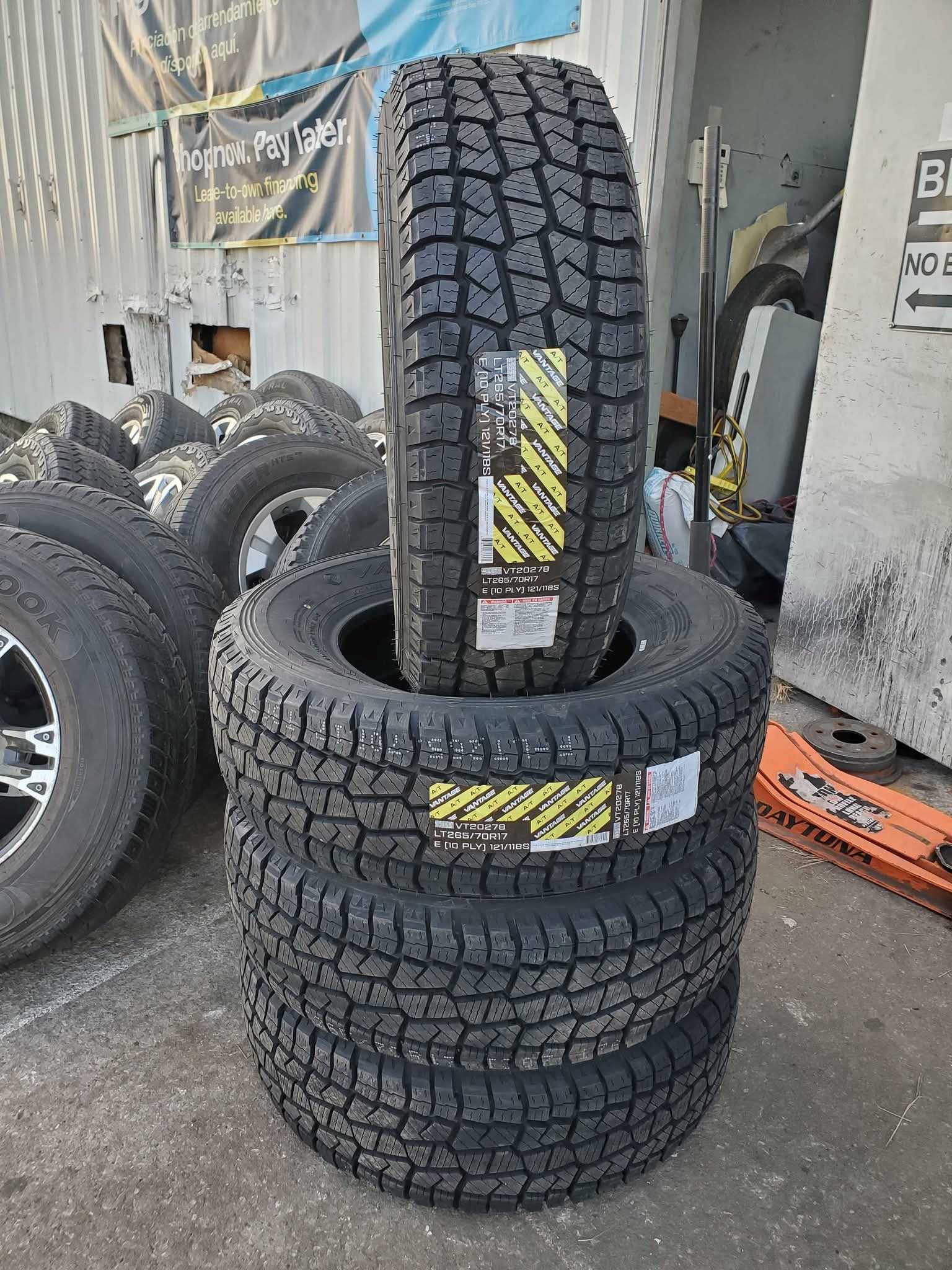 Nice set off new tires Vantage A/T LT 265 70 17 - Car Wheels, Tires ...