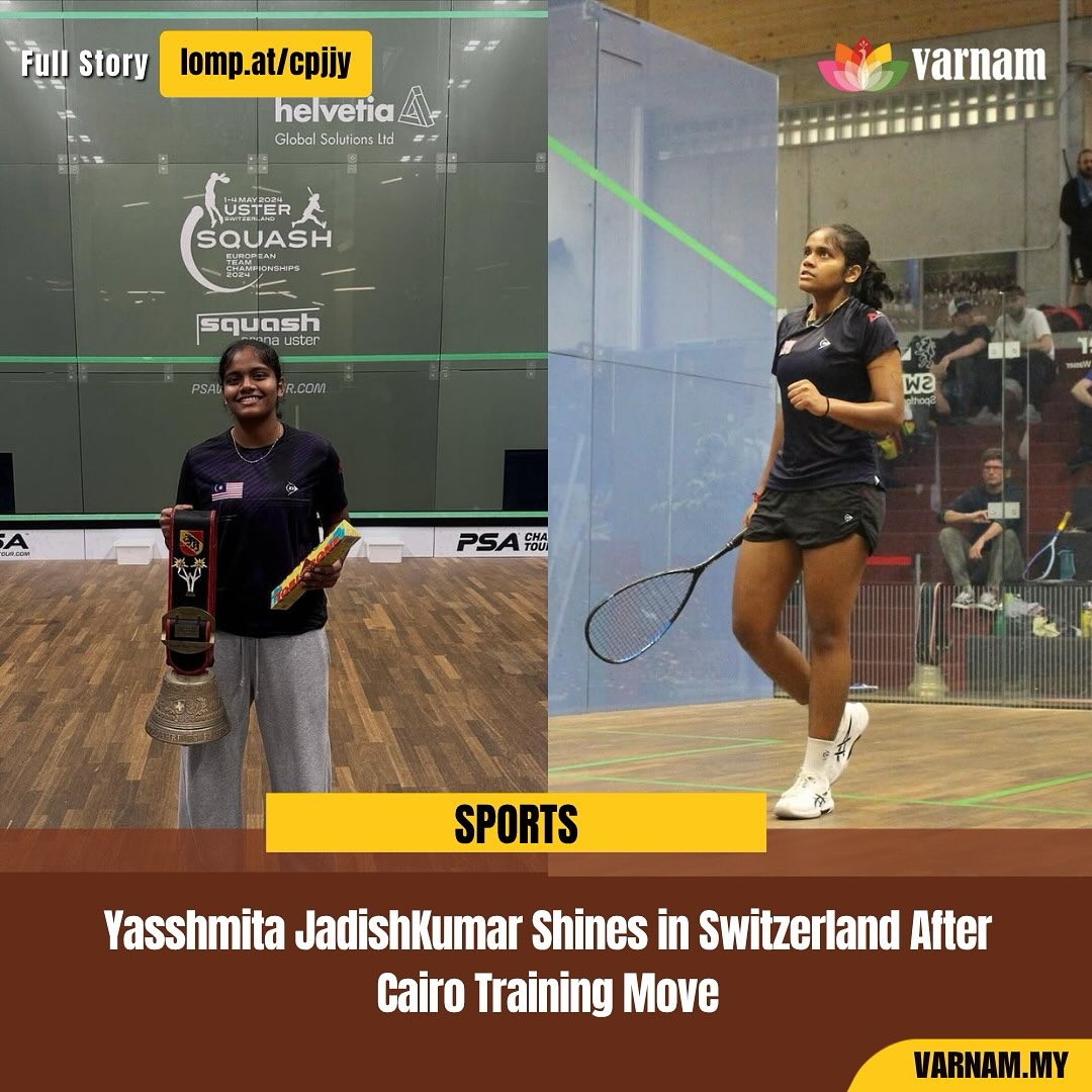 Varnam - Malaysia’s rising squash star Yasshmita Jadish Kumar has ...