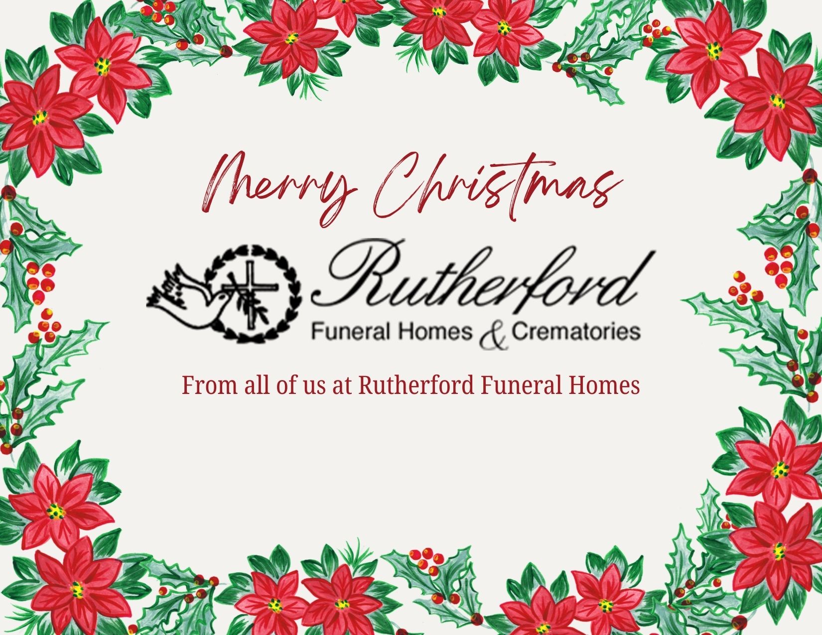 Rutherford - We wish you a meaningful Christmas Day, filled with love ...