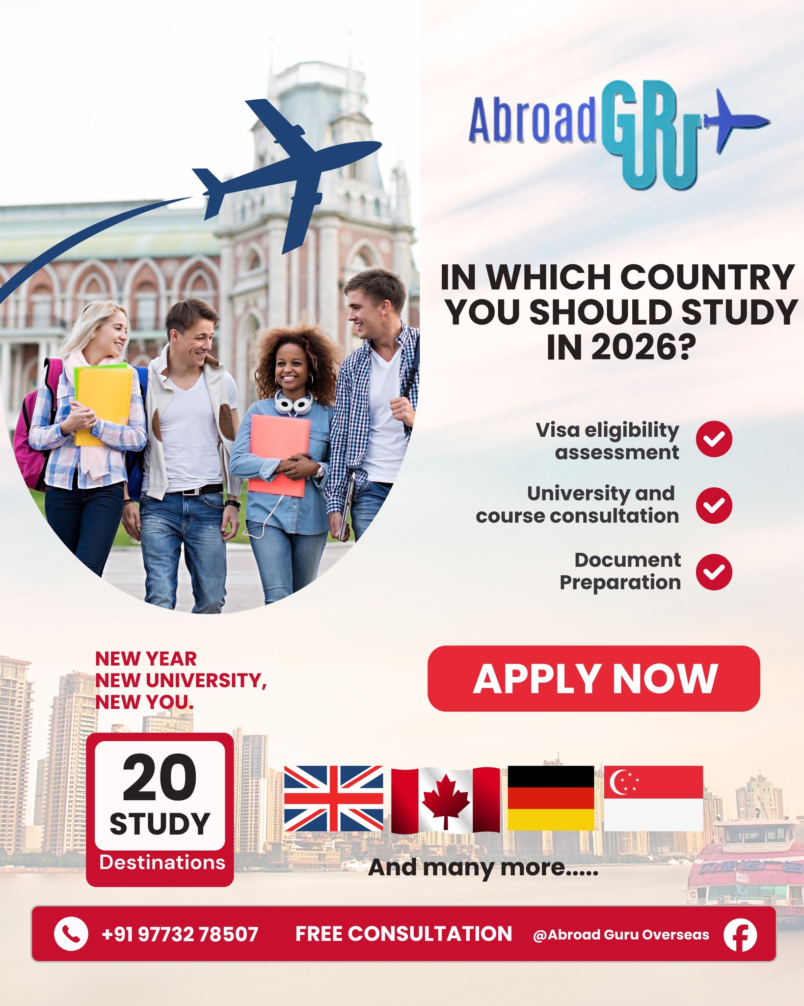 Thinking about studying abroad in 2026? 🌏 Explore the best