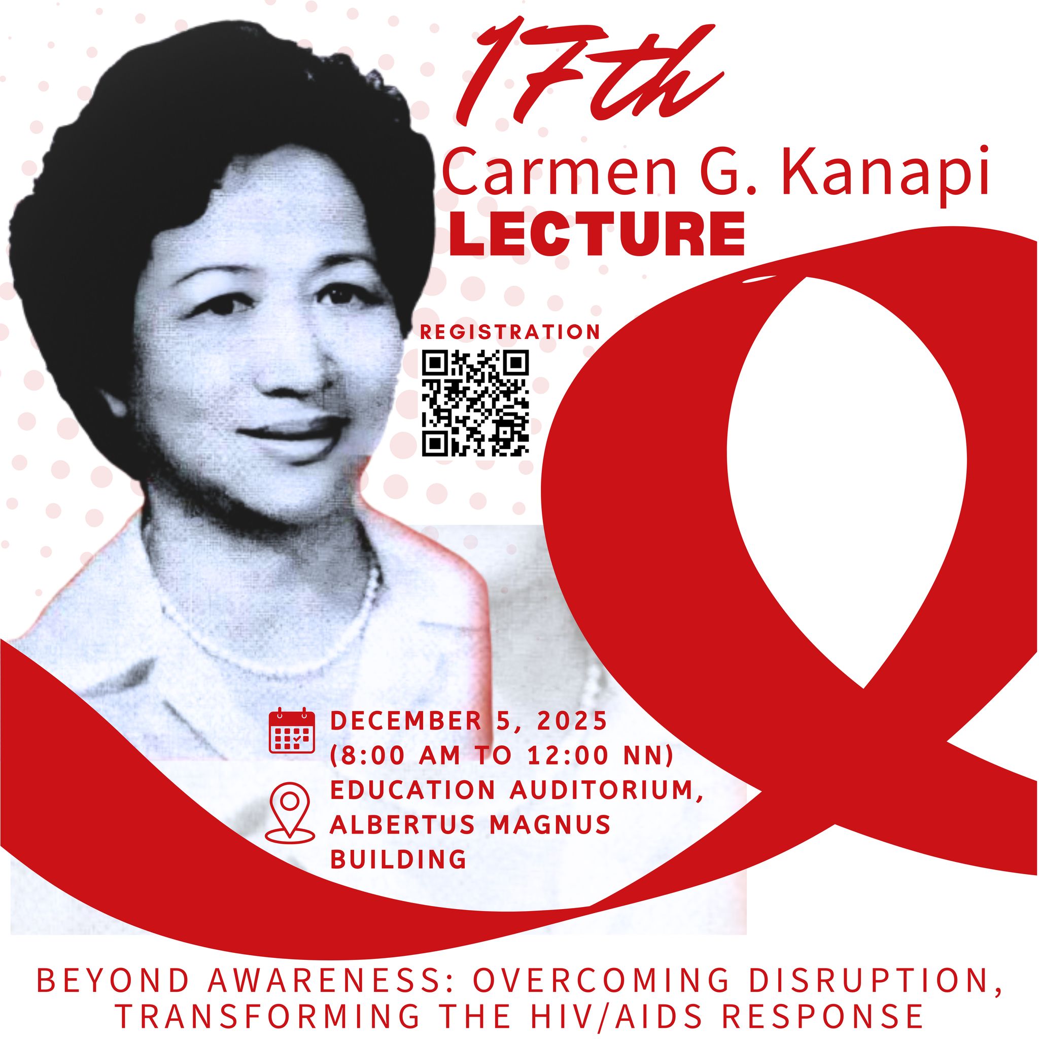 UST - EVENT ANNOUNCEMENT Join us at the 17th Carmen G. Kanapi Memorial ...