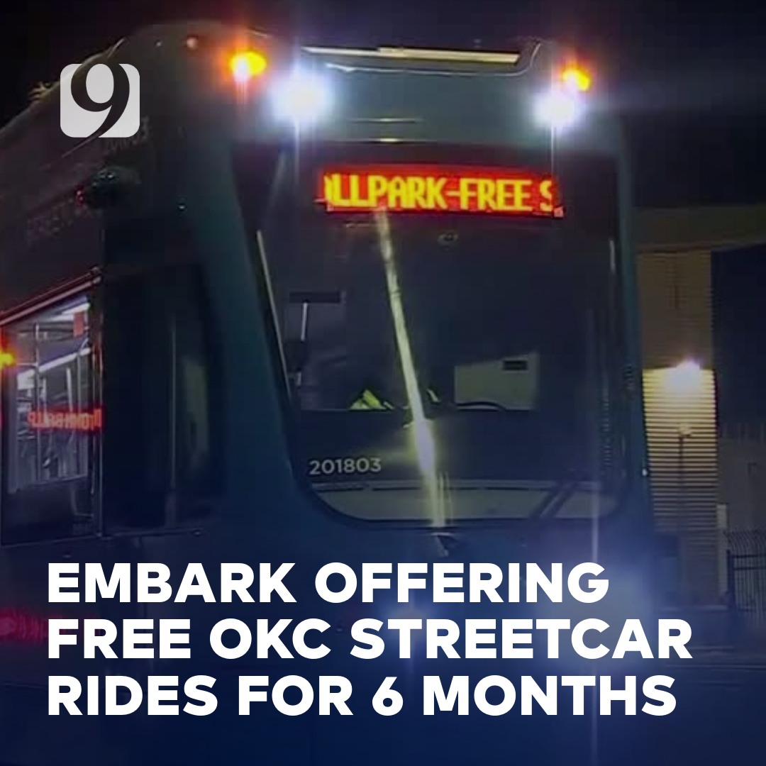 KWTV - 🚋 Ride the OKC Streetcar for FREE! Starting Monday, Jan. 5 ...