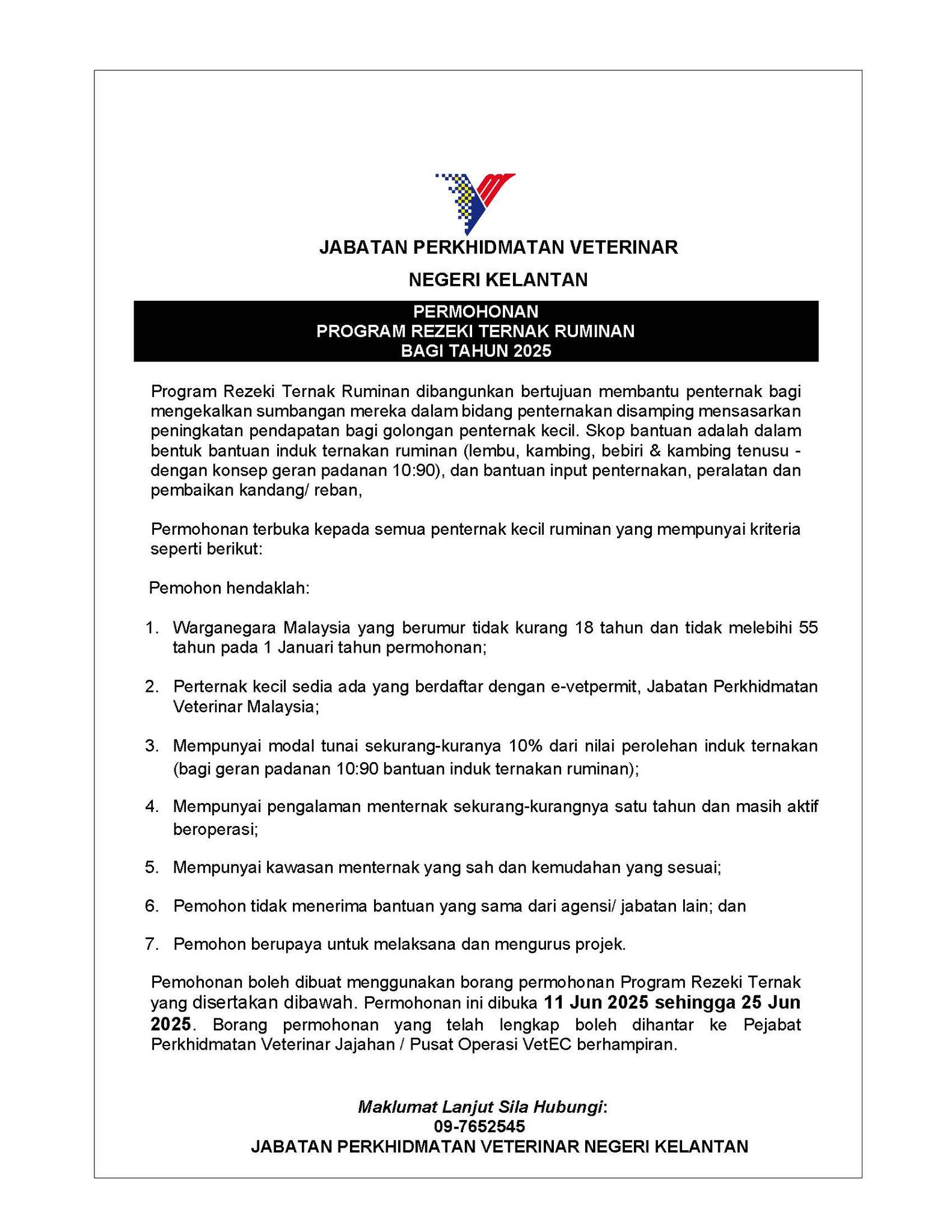 Jabatan Perkhidmatan Veterinar Negeri Kelantan | Kota Bharu