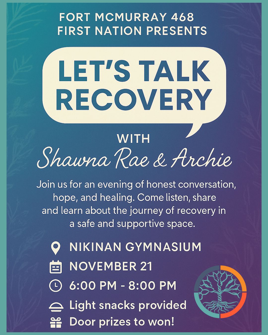 Fort - Join us for Let’s Talk Recovery 🌱 We’re welcoming Shawna Rae ...
