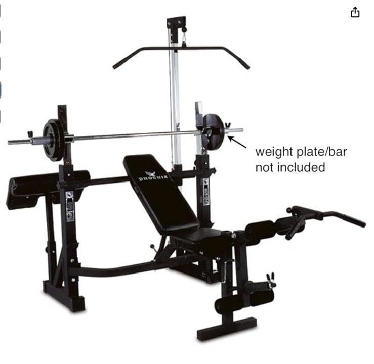 Phoenix 99226 Power Pro Olympic Bench Press - Weight Lifting Machines ...
