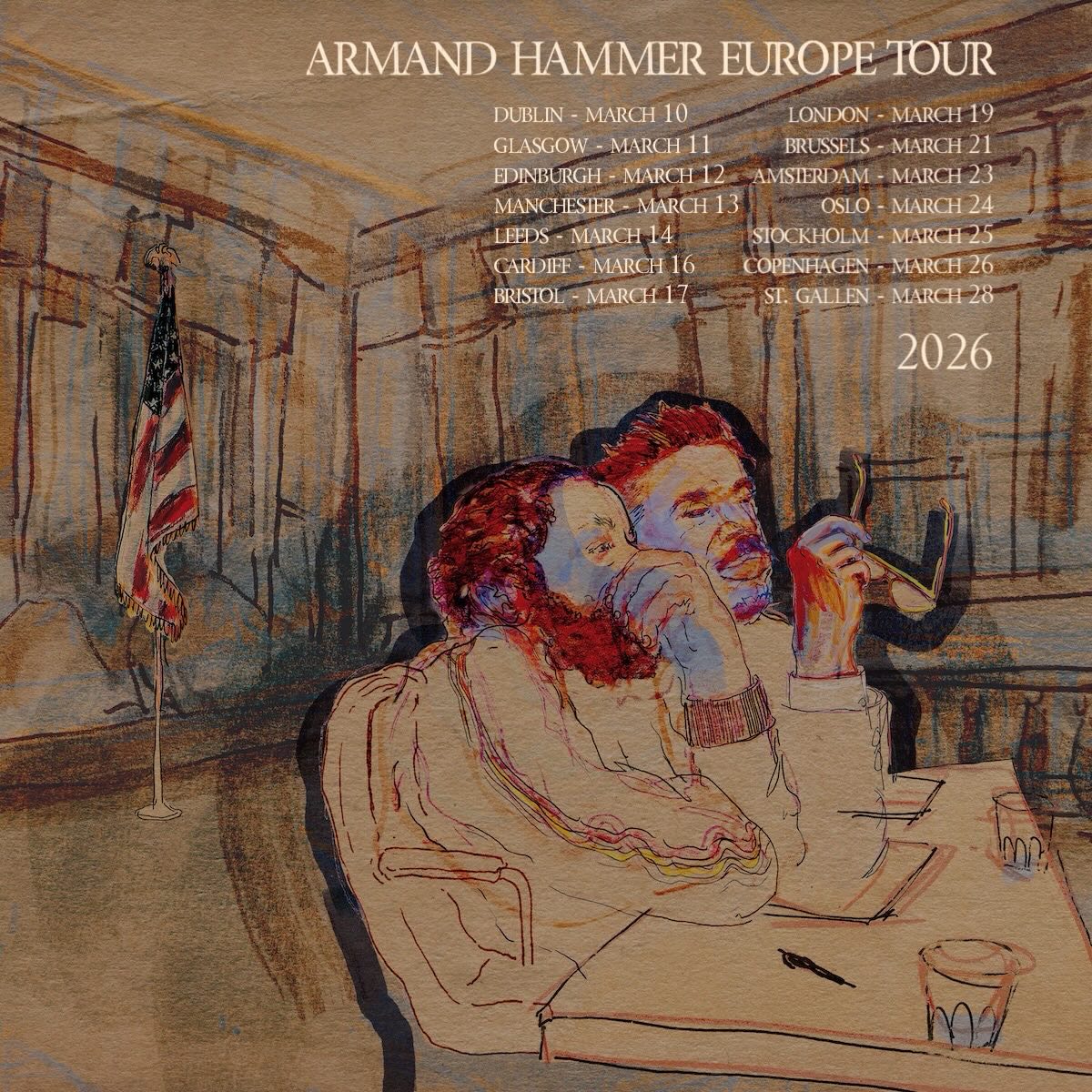 ARMAND HAMMER & THE ALCHEMIST announce 