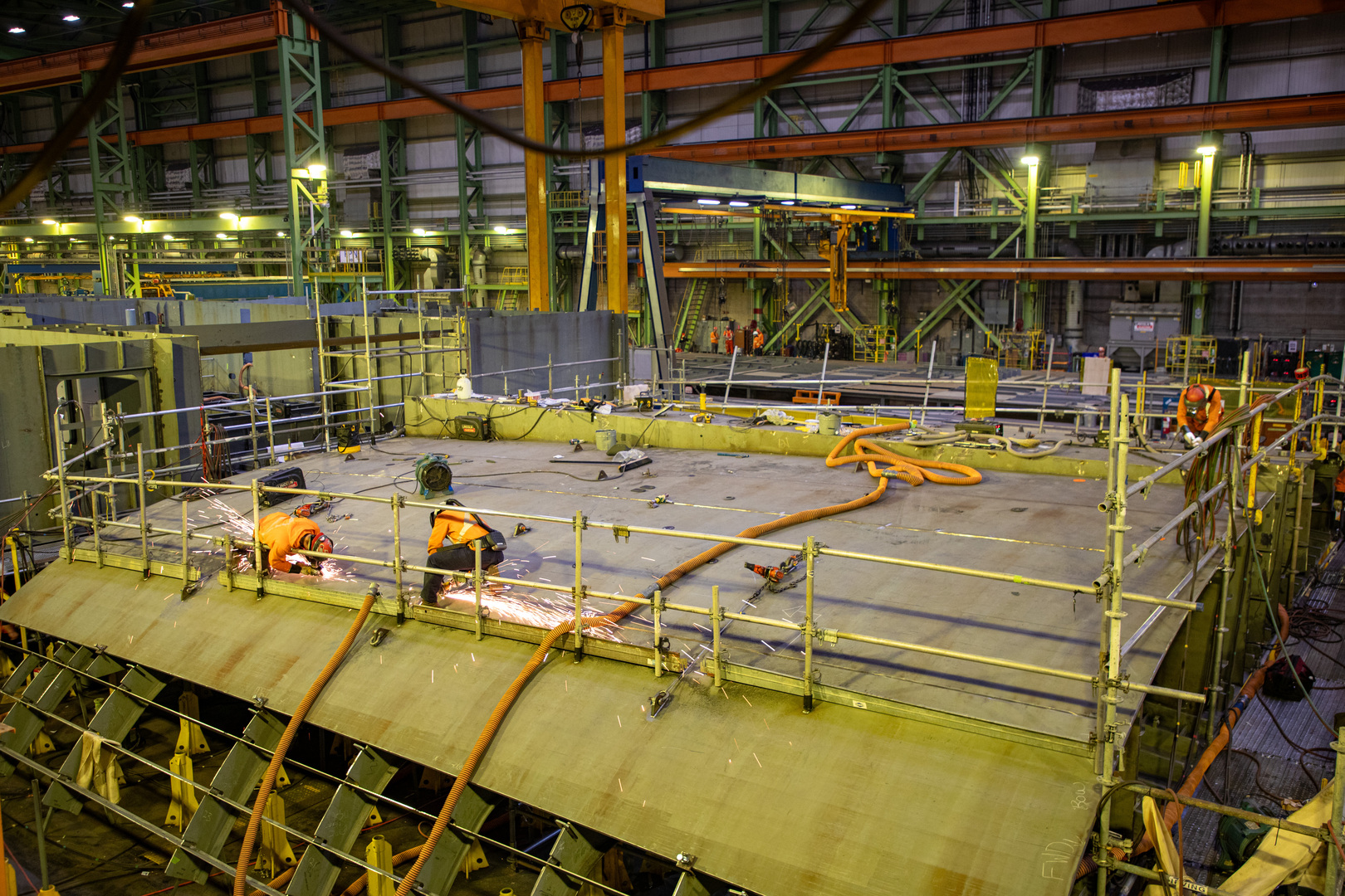 Royal - The skeg unit for the future HMCS Fraser continues to take ...