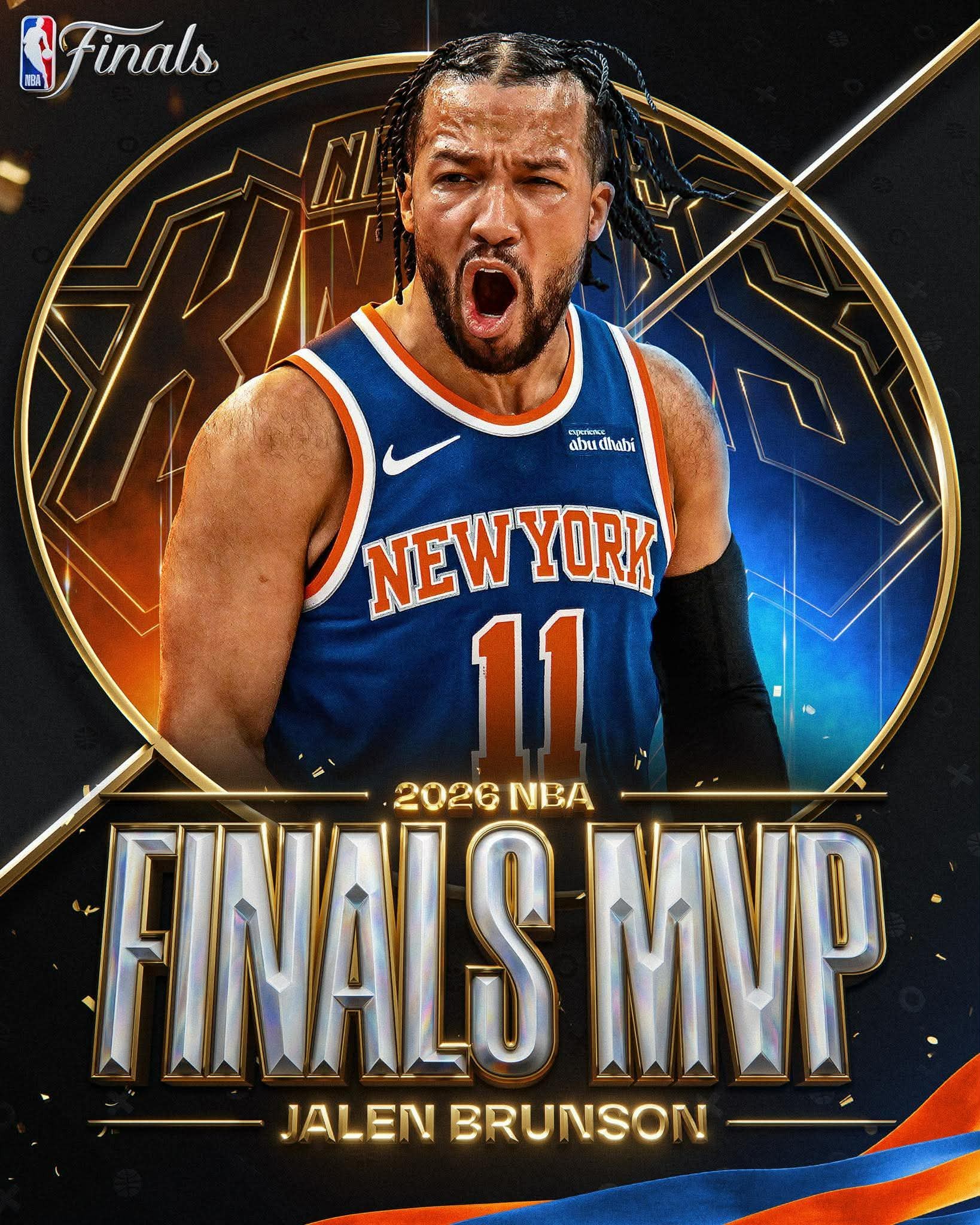 JALEN BRUNSON is your 2026 NBA FINALS MVP! ?