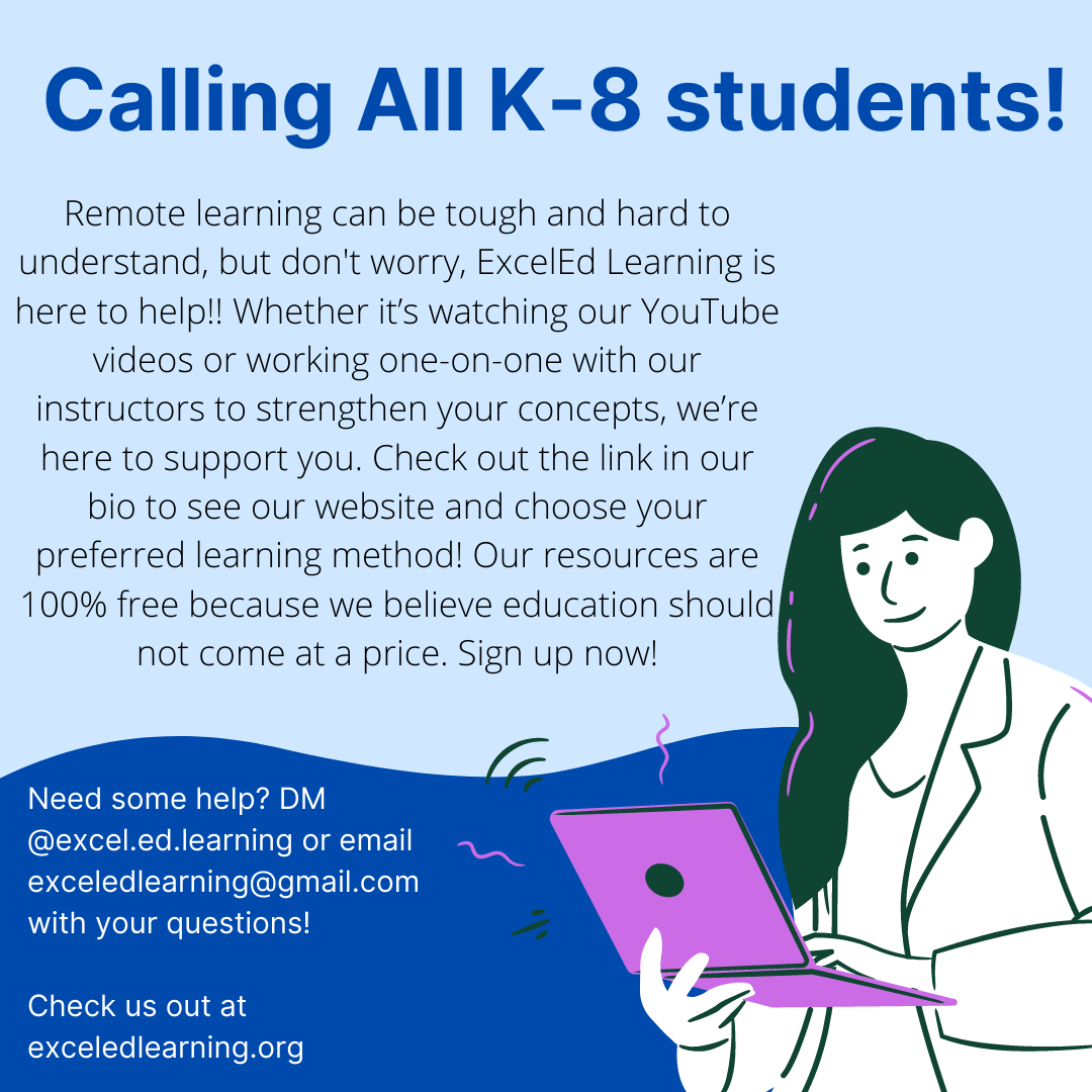 ExcelEd Learning - The sudden shift to online learning was not easy for ...