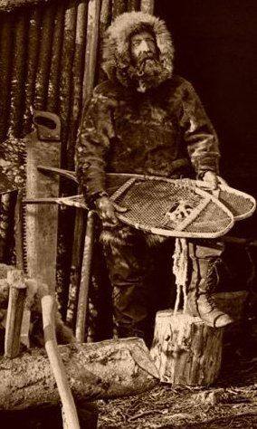 Mountain men living off the land in America's wilderness