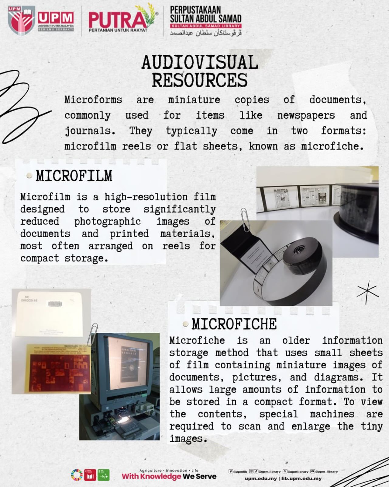 At Perpustakaan Sultan Abdul Samad, microfilm and microfiche are ...