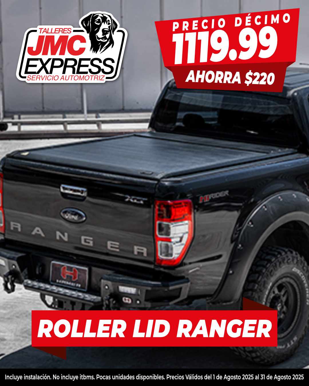 JMC - 🚪 Manual Roller Lid para Ford Ranger 2012–2023 ¡Últimas unidades ...