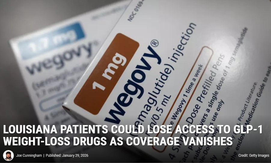 Louisiana Senate approves weight loss drugs covered by Medicaid