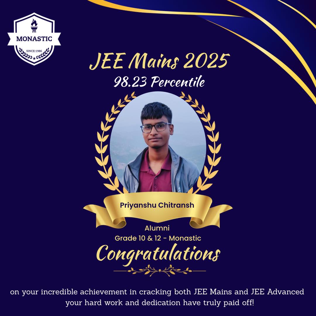Monastic - Congratulations Priyanshu! We are incredibly proud to share ...