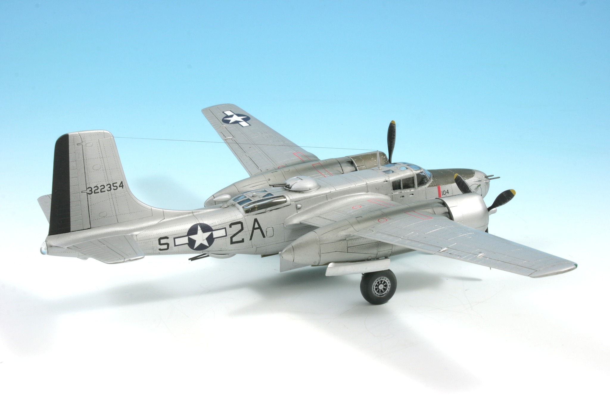 Italeri – Maquette Avion A-26A/B Invader – Échelle 1:72 – Modèle à Assembler – Dès 14 Ans
