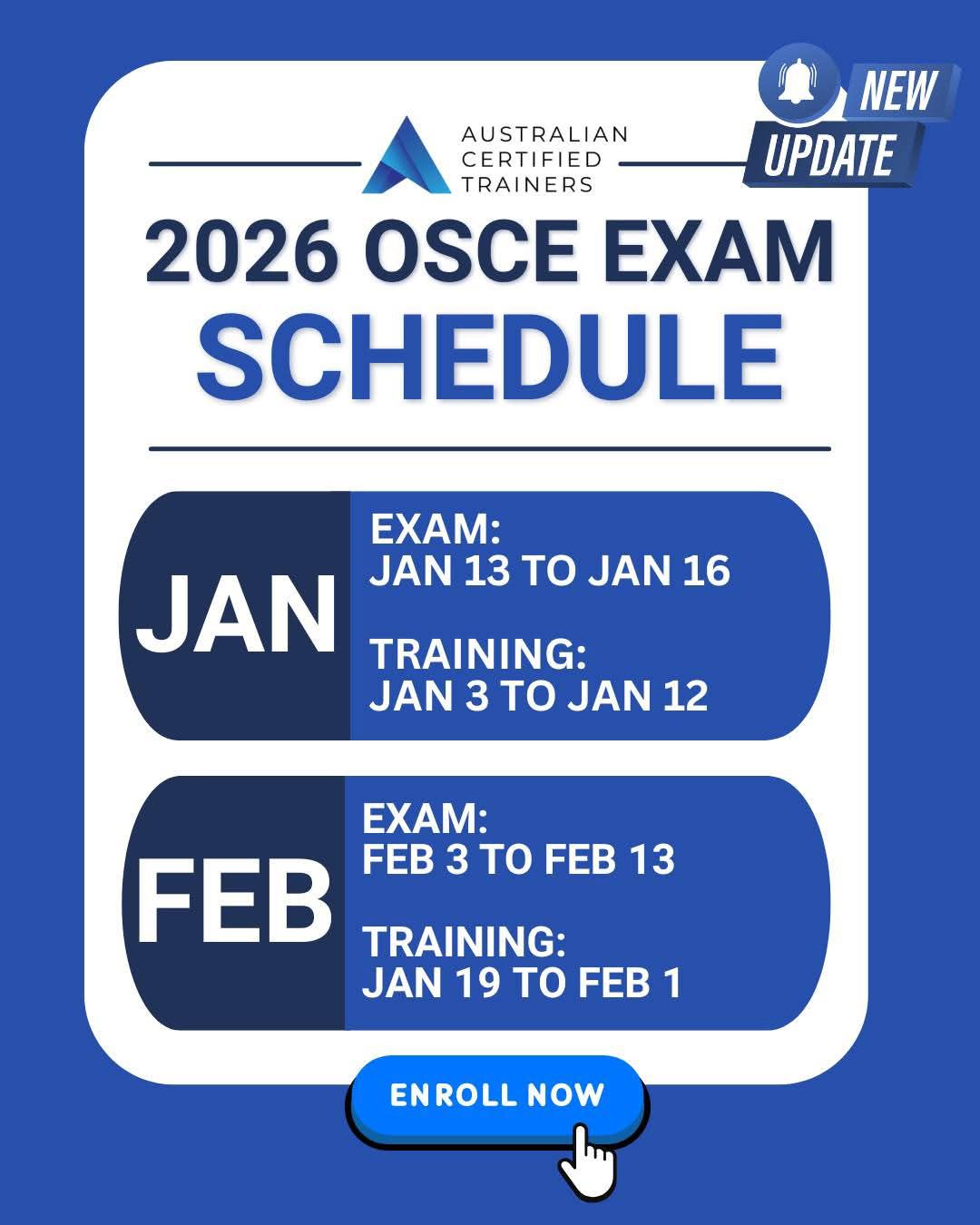 RPS - 🚨 NEW UPDATE: 2026 OSCE Exam Schedule is Out! 🚨 Start your year ...