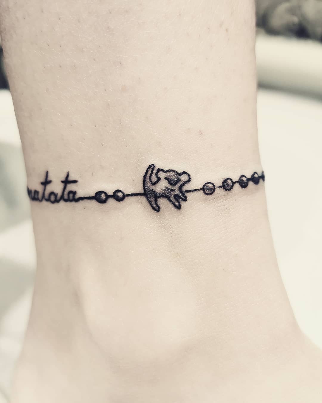 Tatouage Cheville Bracelet