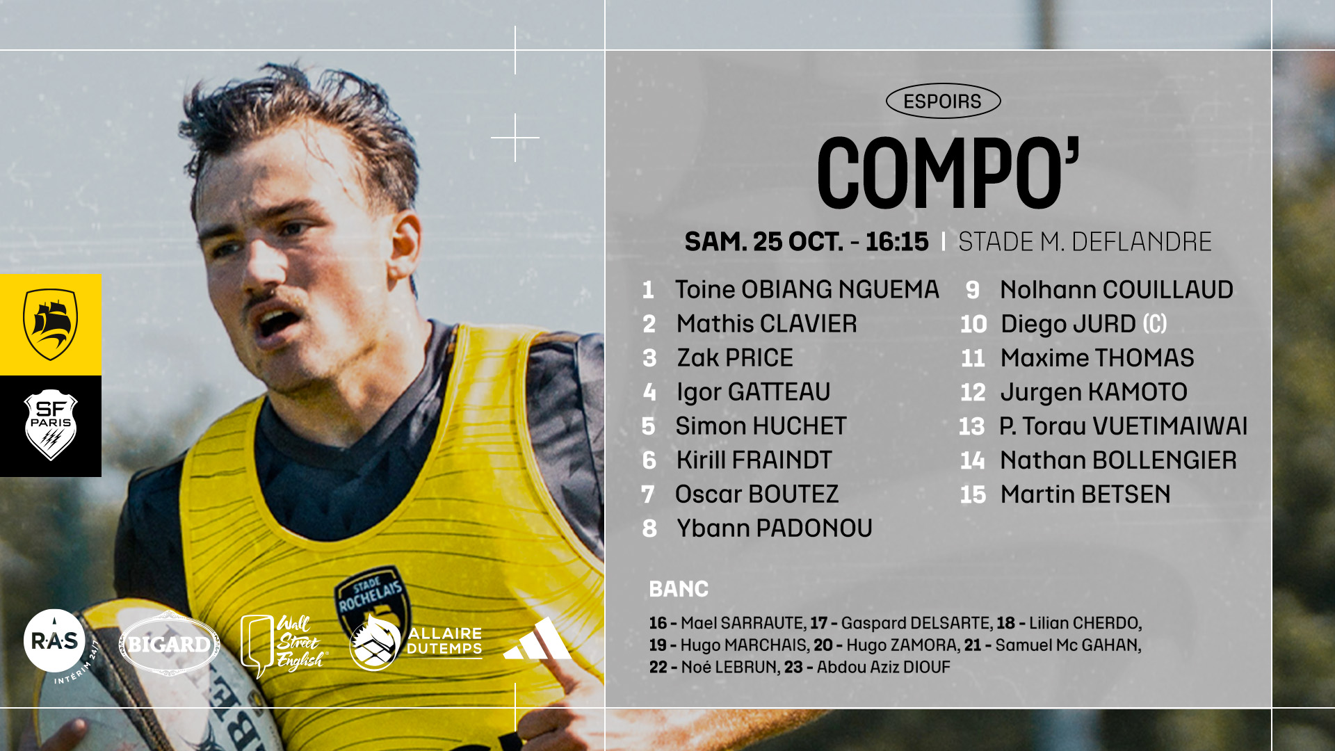 Stade Rochelais - Espoirs U21