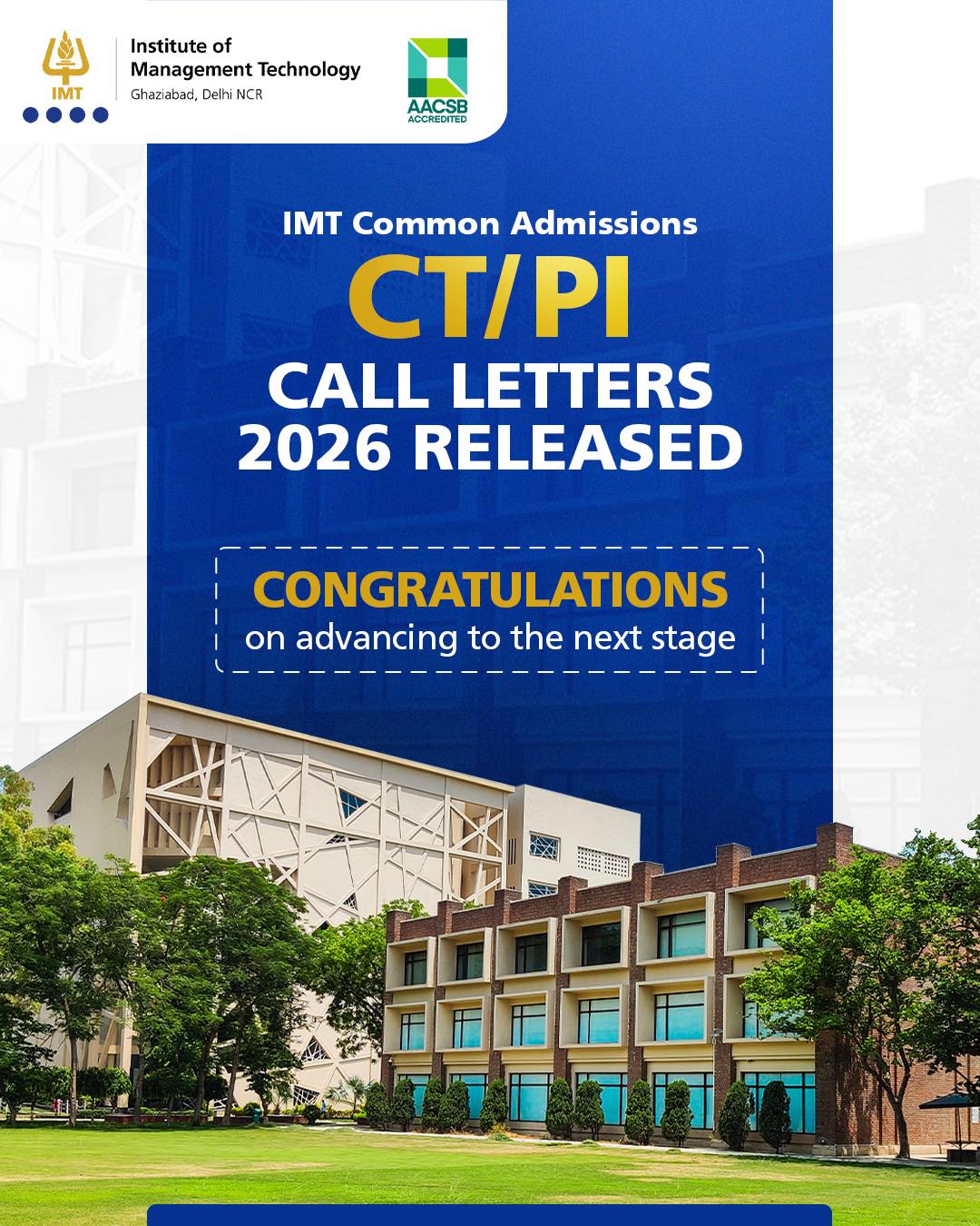 IMT Ghaziabad - Congratulations to all shortlisted... | Facebook