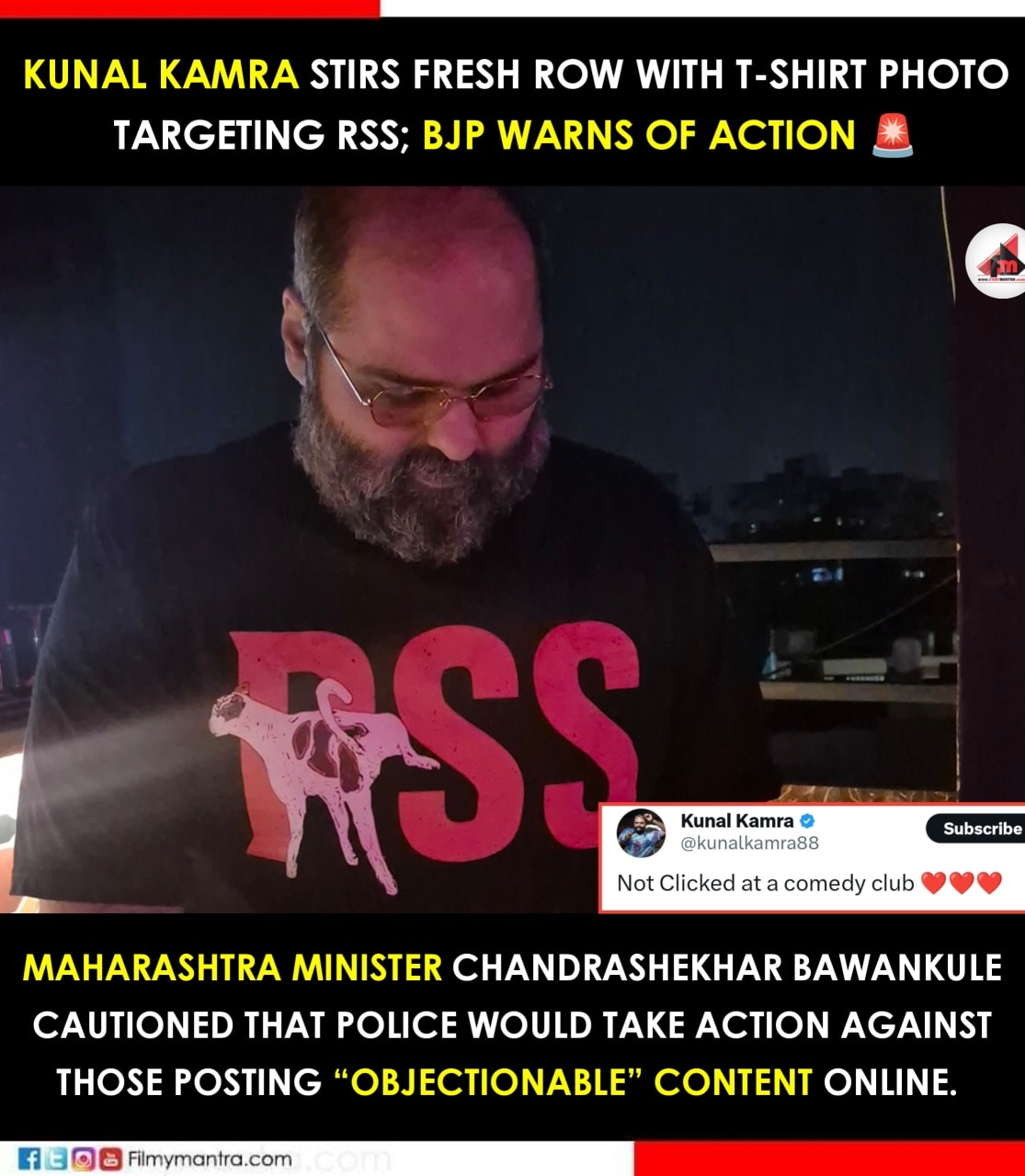 Filmymantra.com - Kunal Kamra Stirs Fresh Row 👀 | Facebook