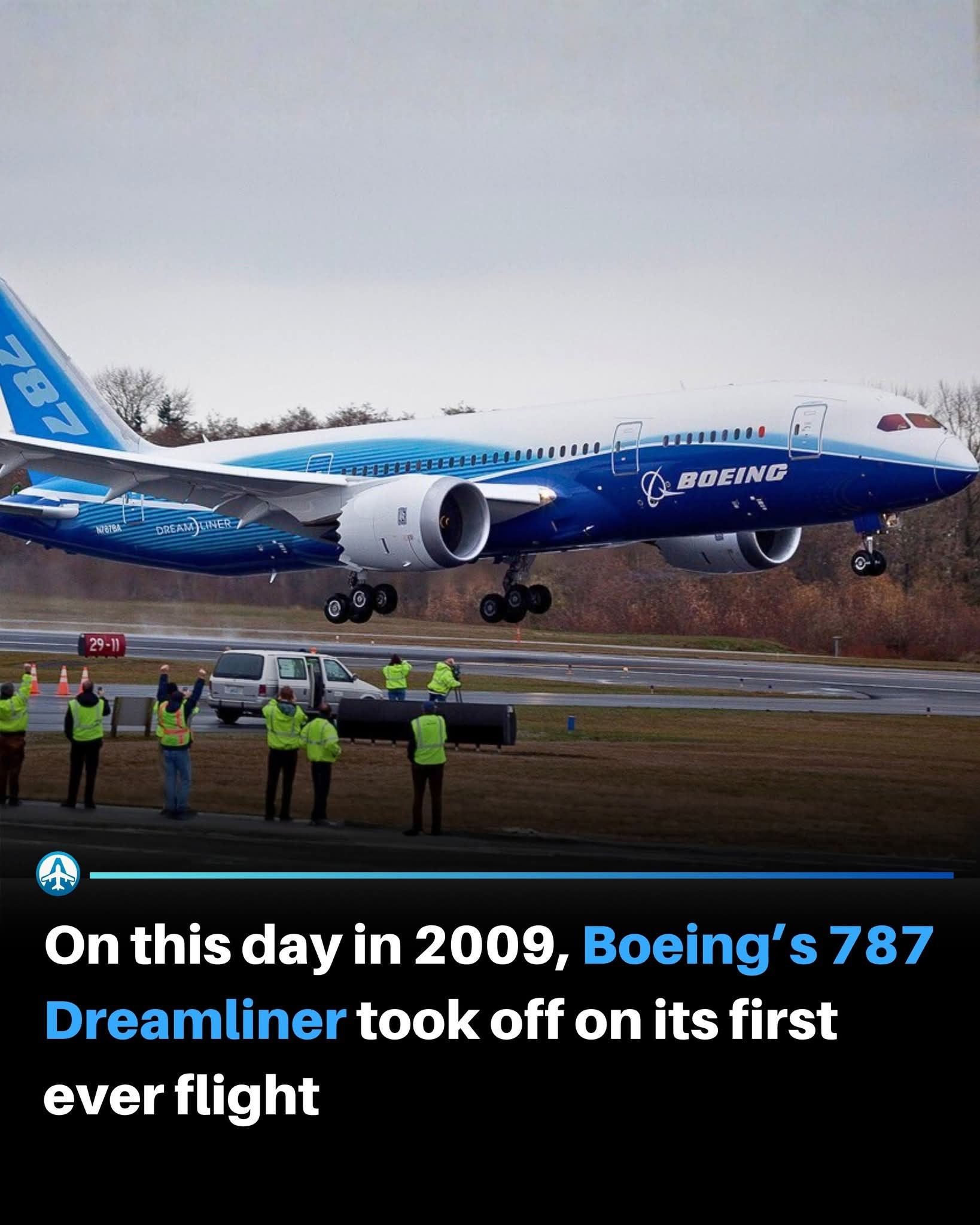 Boeing 787-9 Dreamliner's first flight anniversary