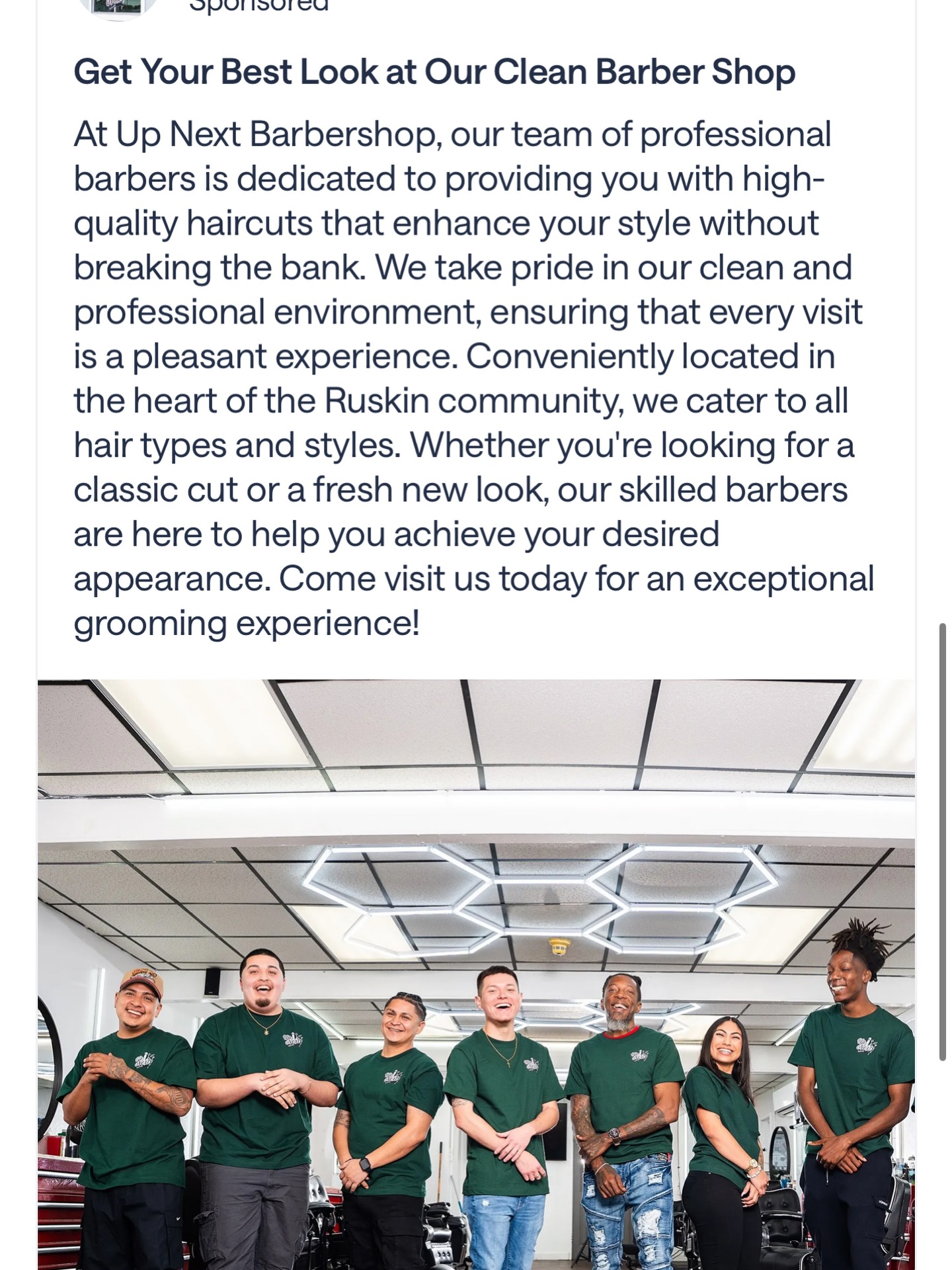 Up Next Barbershop | Ruskin FL