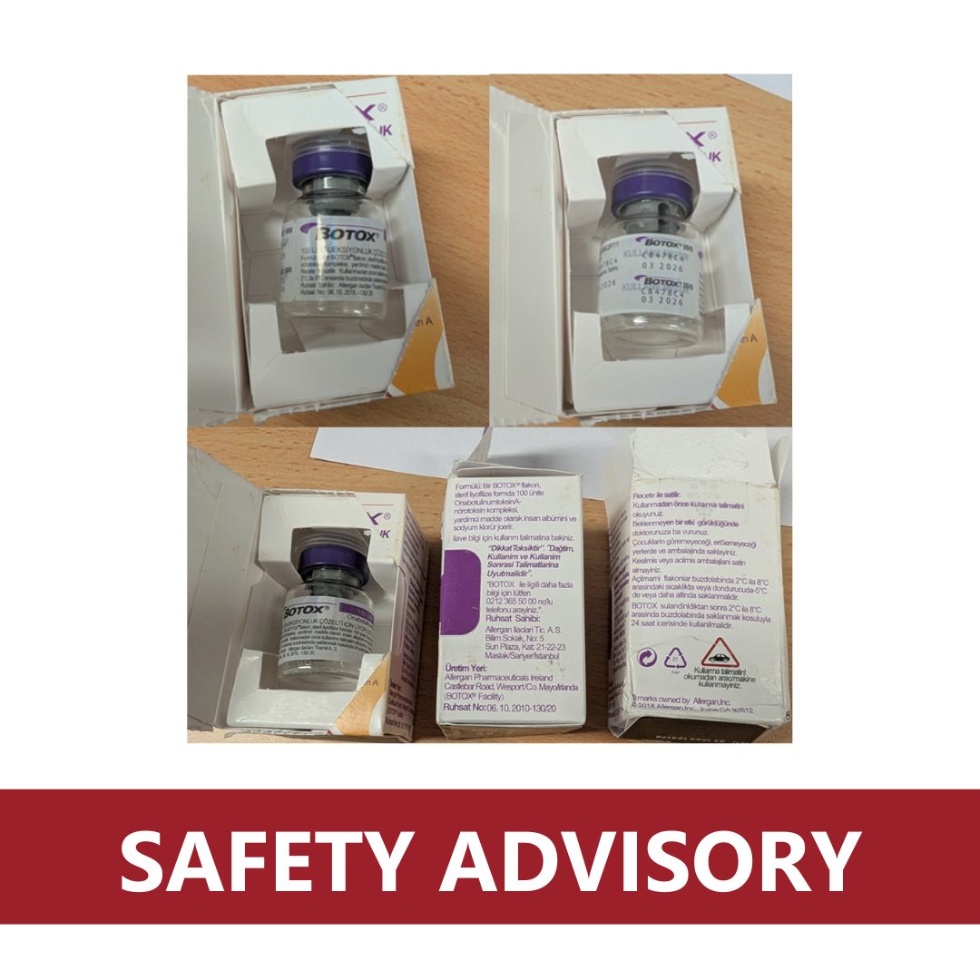 Therapeutic - ⚠️ Safety advisory – Continuing imports of counterfeit ...