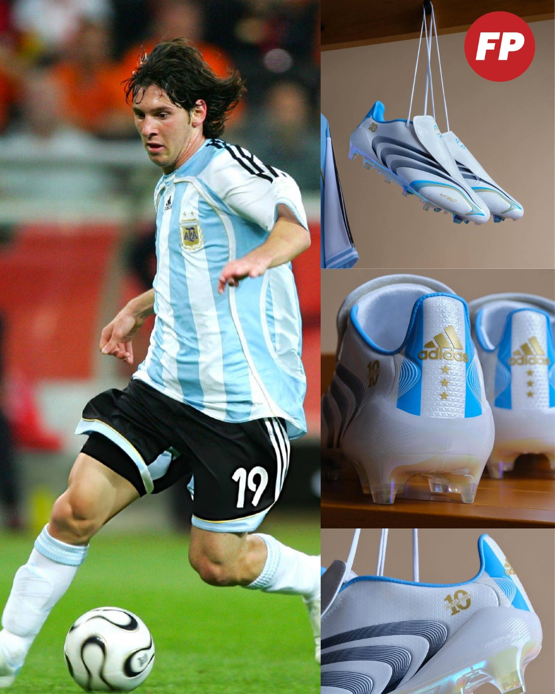 Kith x Messi x adidas F50 Adiframe Boots Kith, Lionel Messi and
