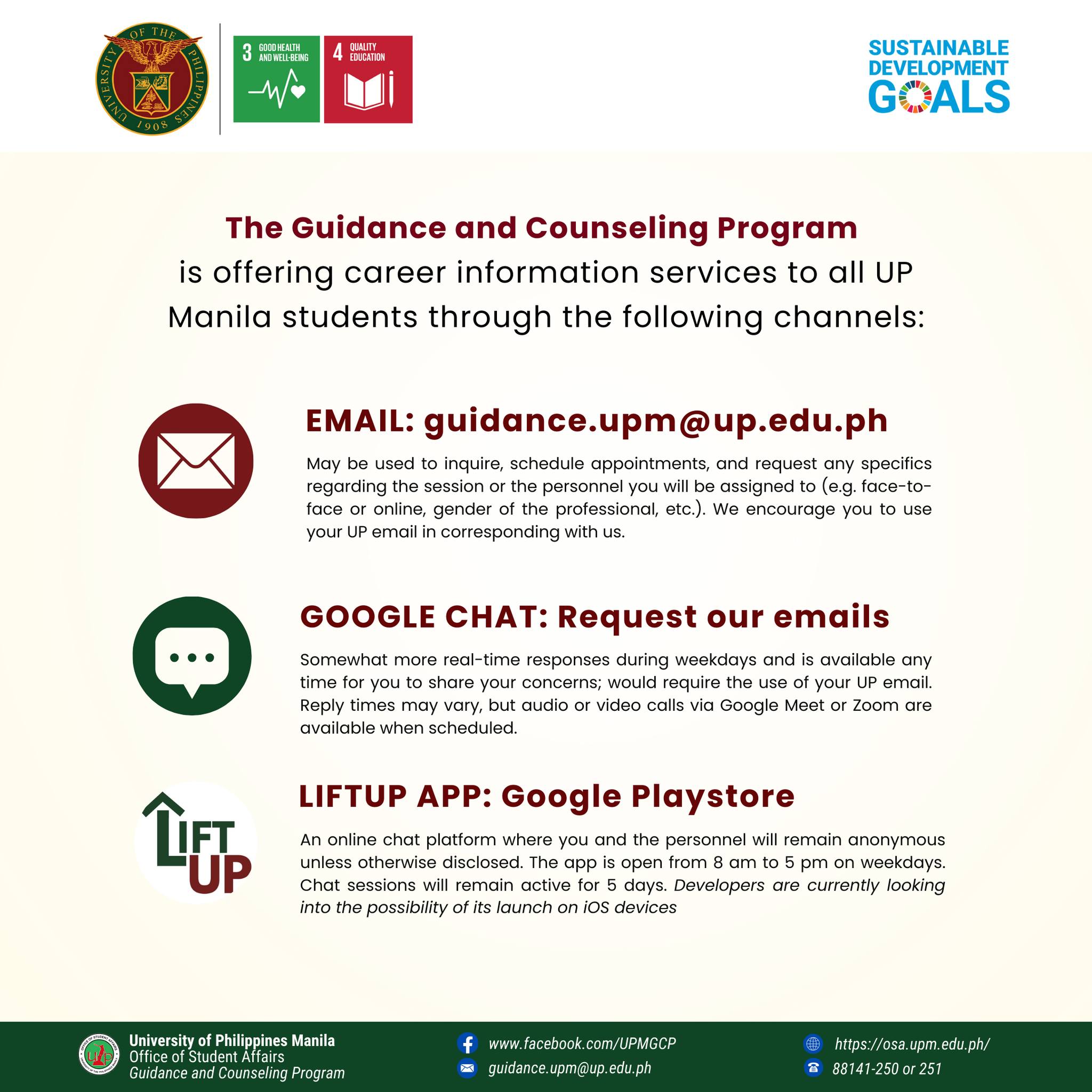 UPM Guidance and... - UPM Guidance and Counseling Program