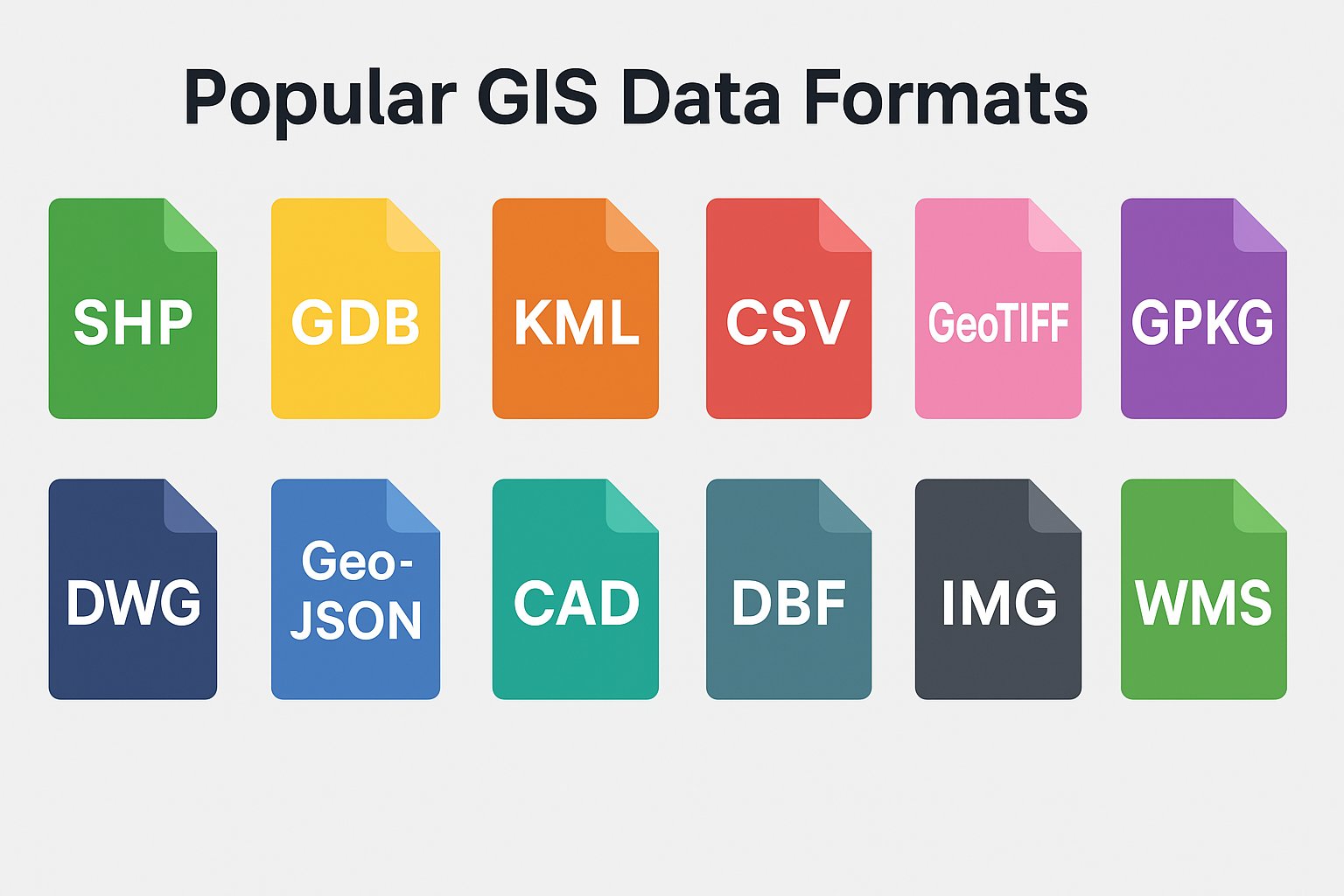 أشهر تنسيقات البيانات في نظم... - GIS Skills Algeria | Facebook