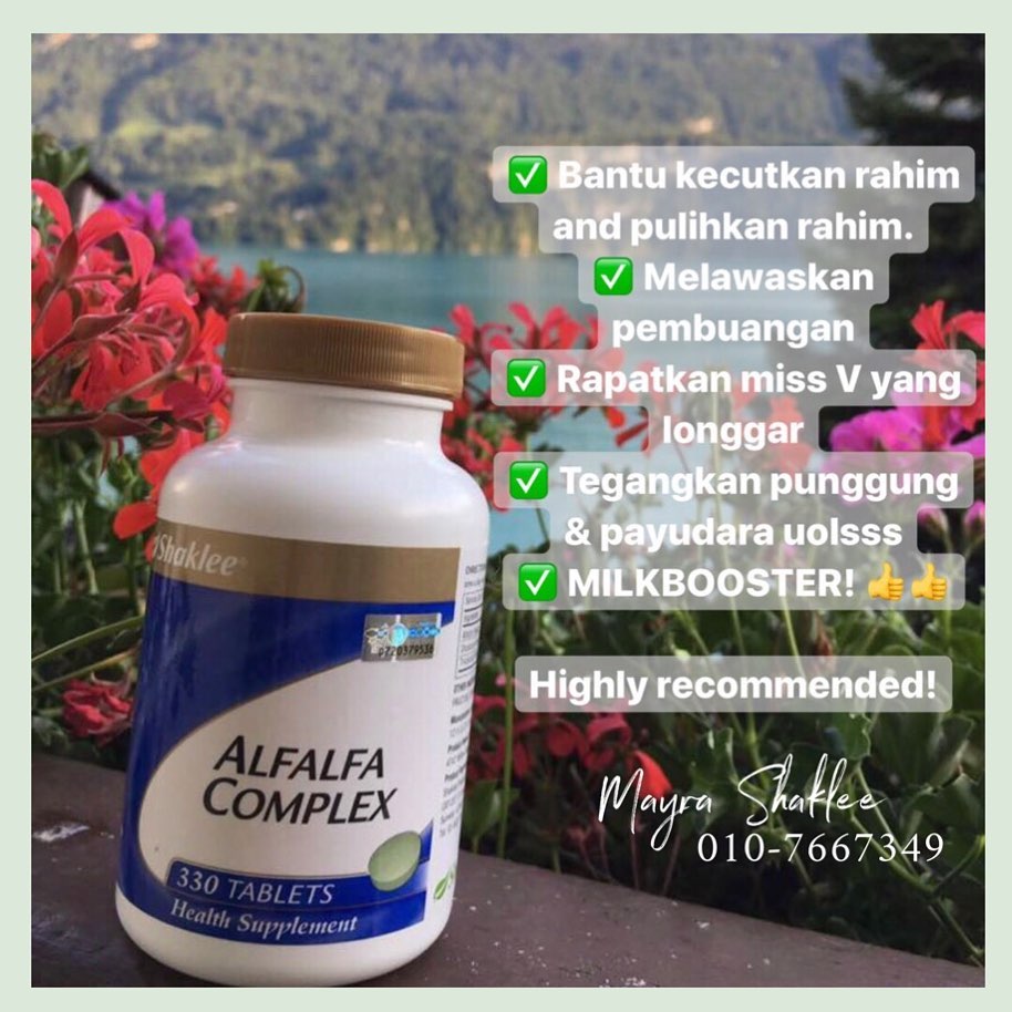 Cod Shaklee Melaka By Mayra 0107667349 Alfalfa Jamu Moden Untuk Ibu Berpantang Alfalfa Shaklee Merupakan Tumbuhan Yang Mengandungi Terlalu Banyak Manfaat Kesihatan Kaya Dengan Serat Protein