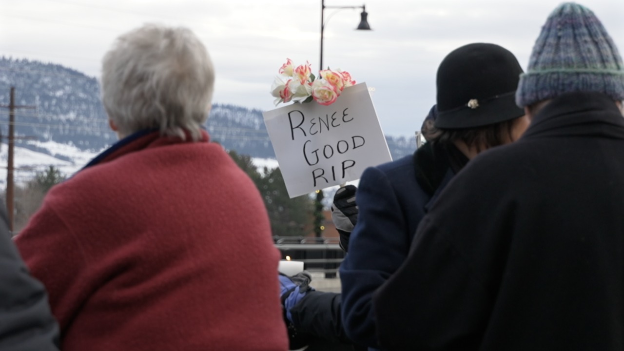 KPAX-TV - Hundreds attended a vigil for Renee Good in Missoula on ...