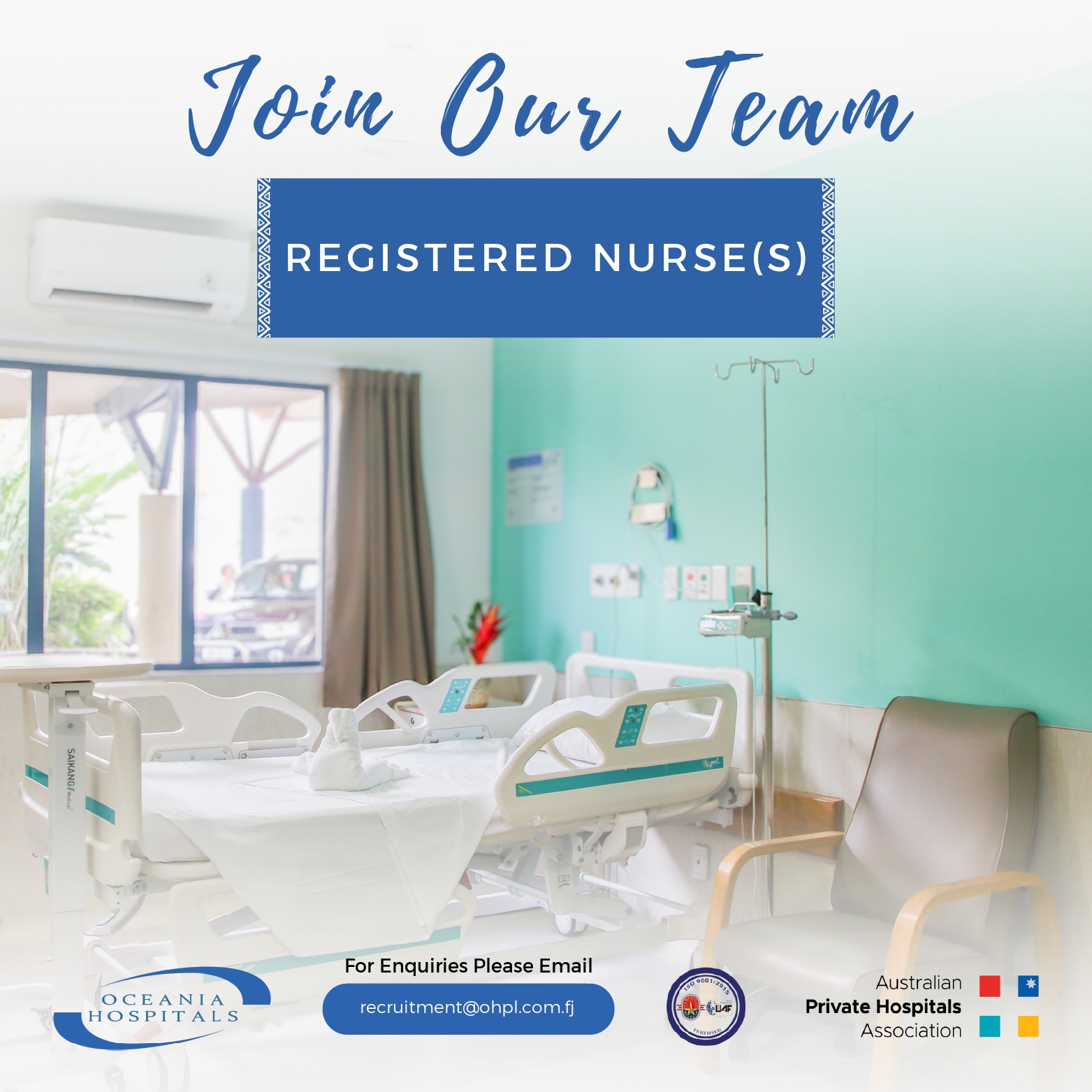 Join Our Team! Registered Nurse(s) -... - Oceania Hospitals | Facebook