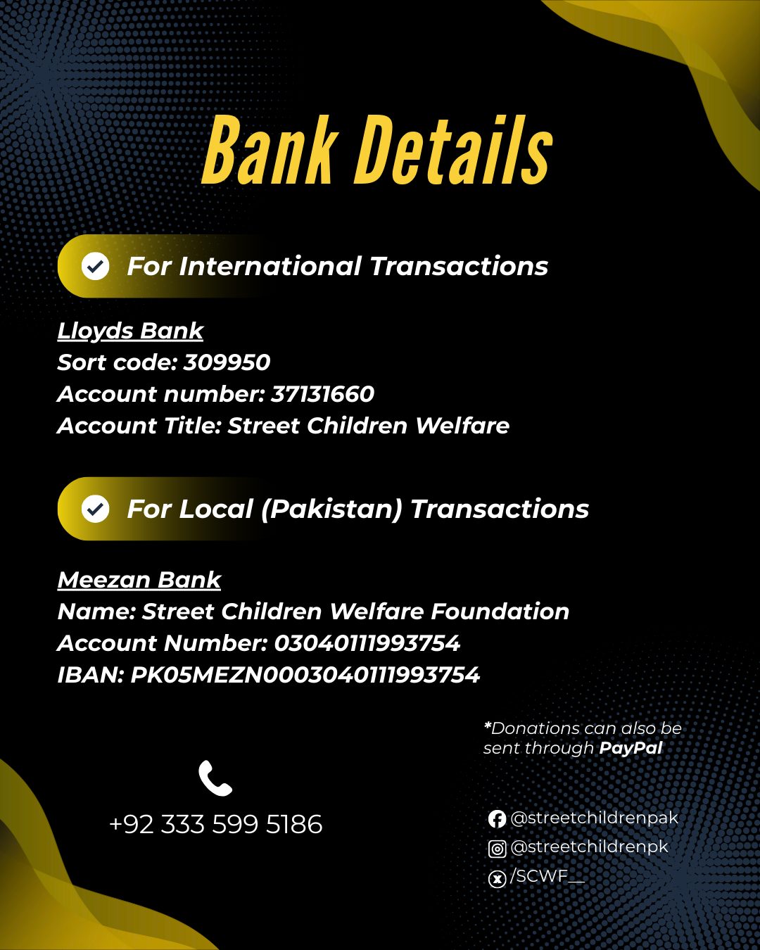 Street Children Welfare Foundation | Islamabad