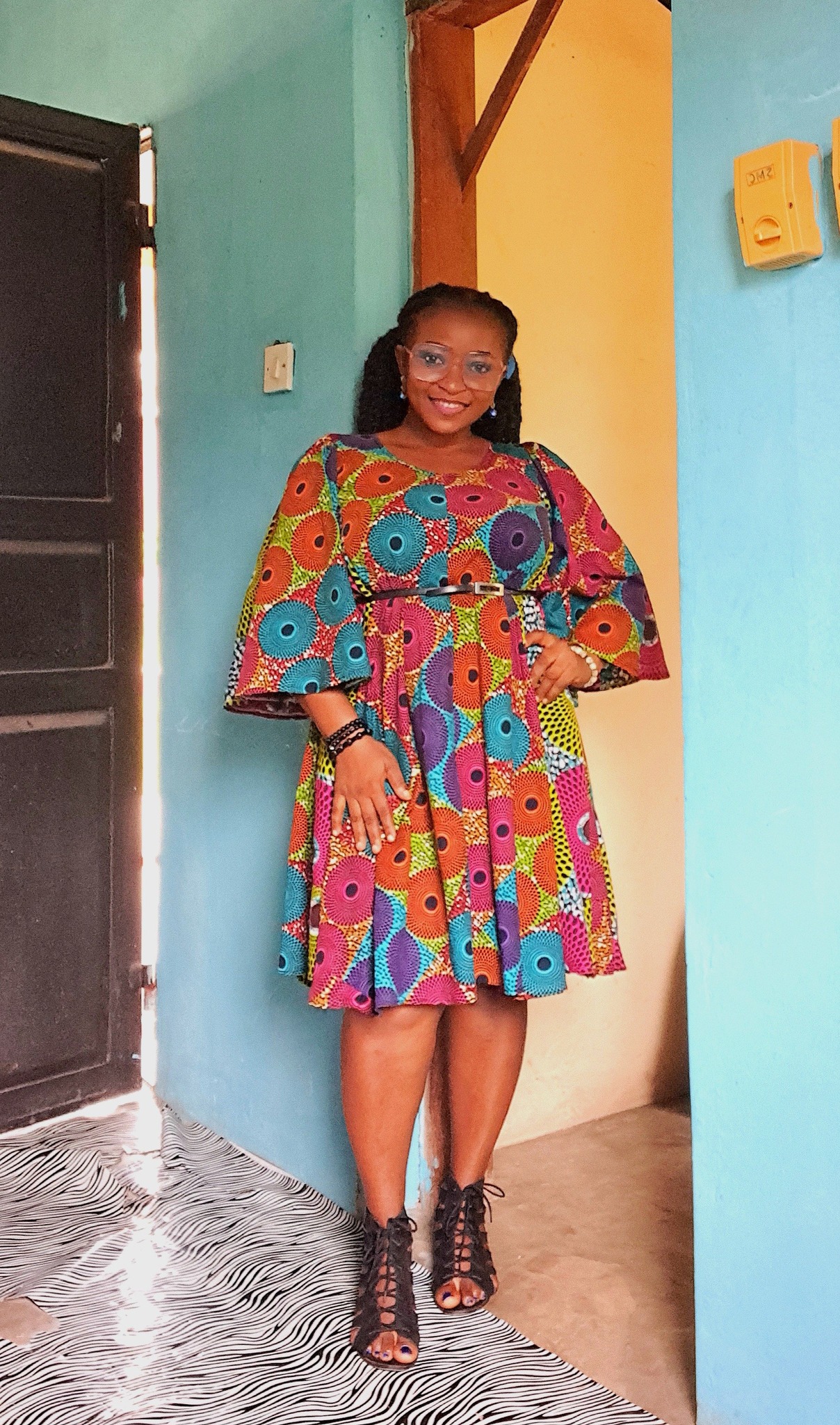 native dress for ladies 48 Latest Styles in Nigeria 2024-2025 ‎ YGroup_naira-pleated-midi