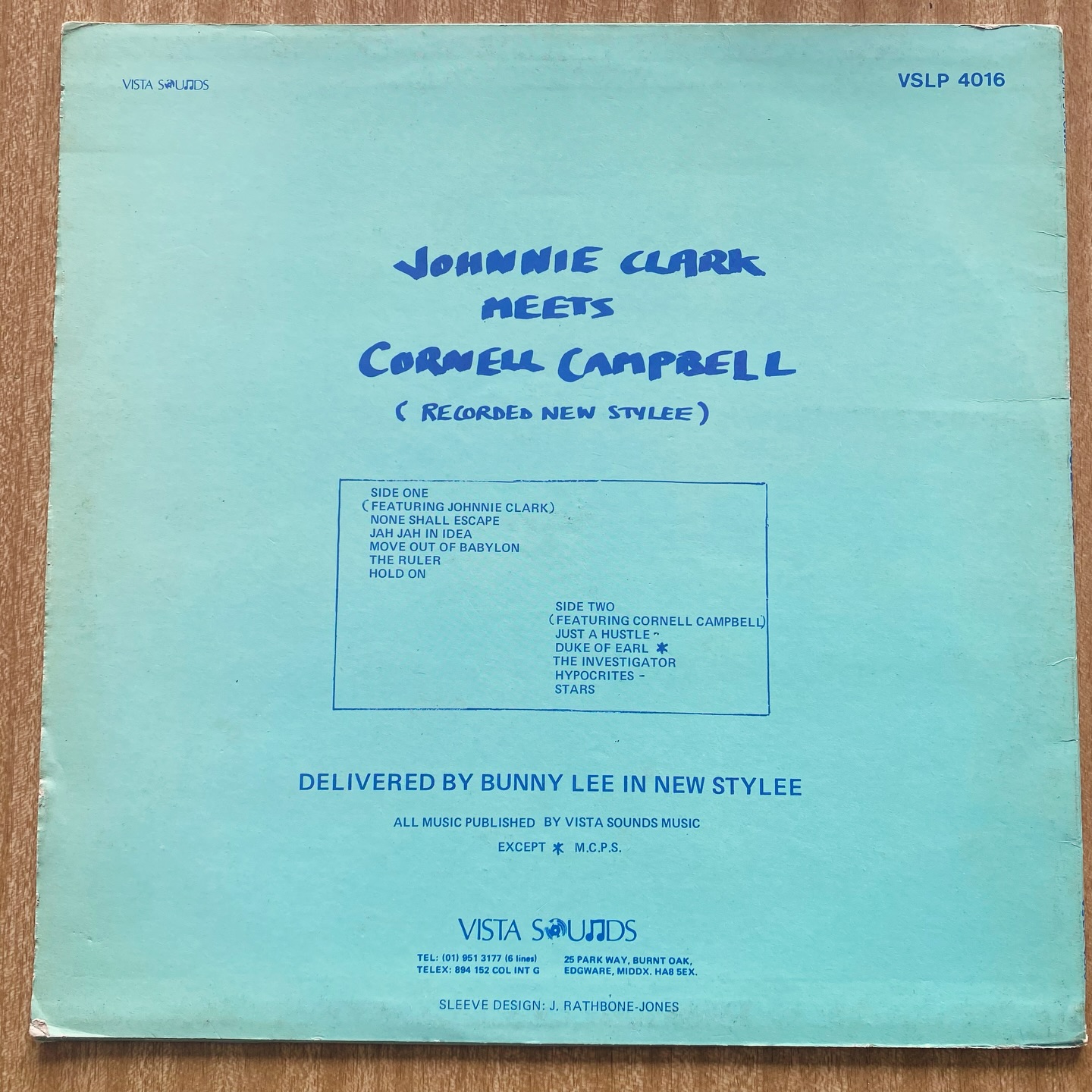 New stylee 🔥 Johnnie Clark Meets Cornell Campbell (Vista Sounds